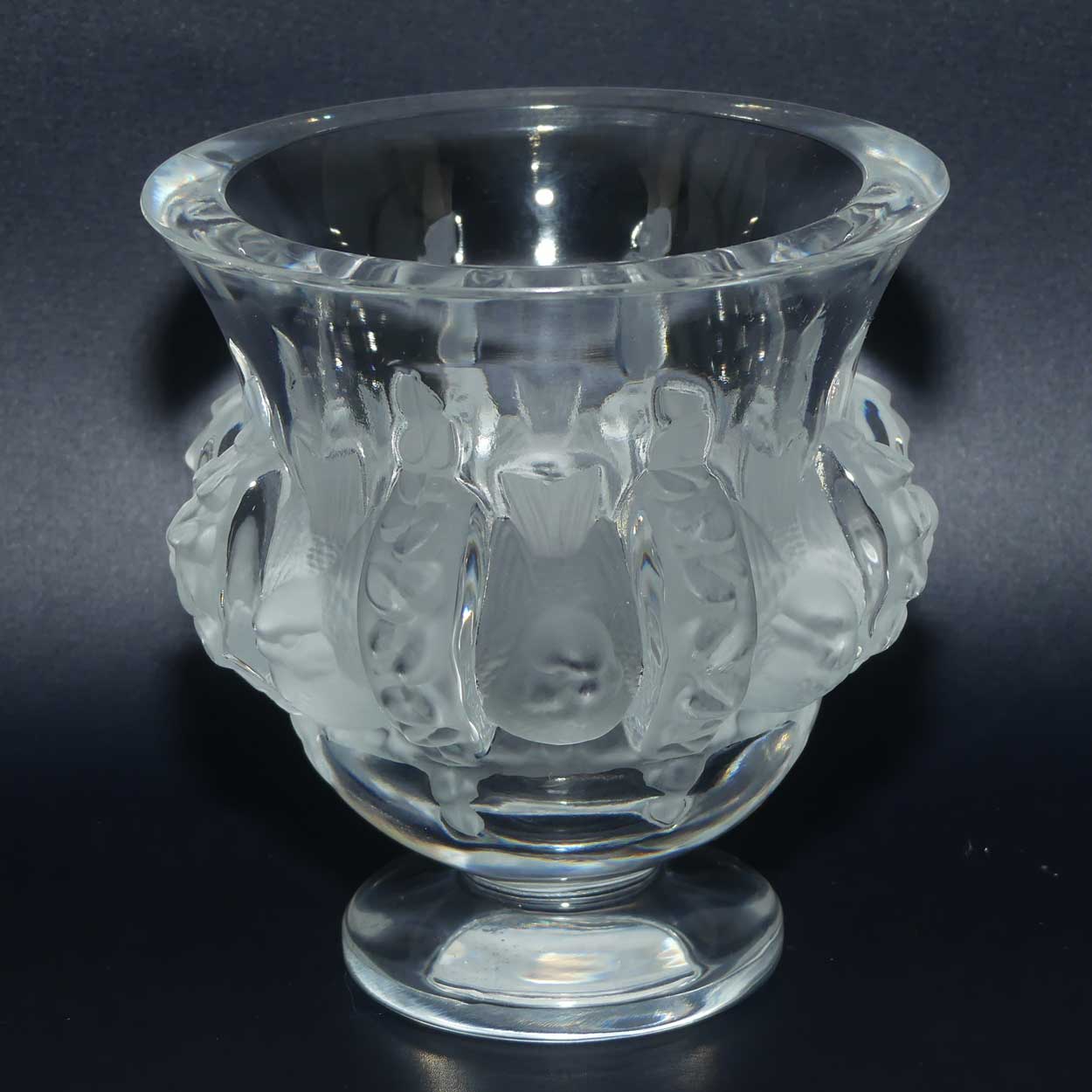Lalique France Dampierre vase