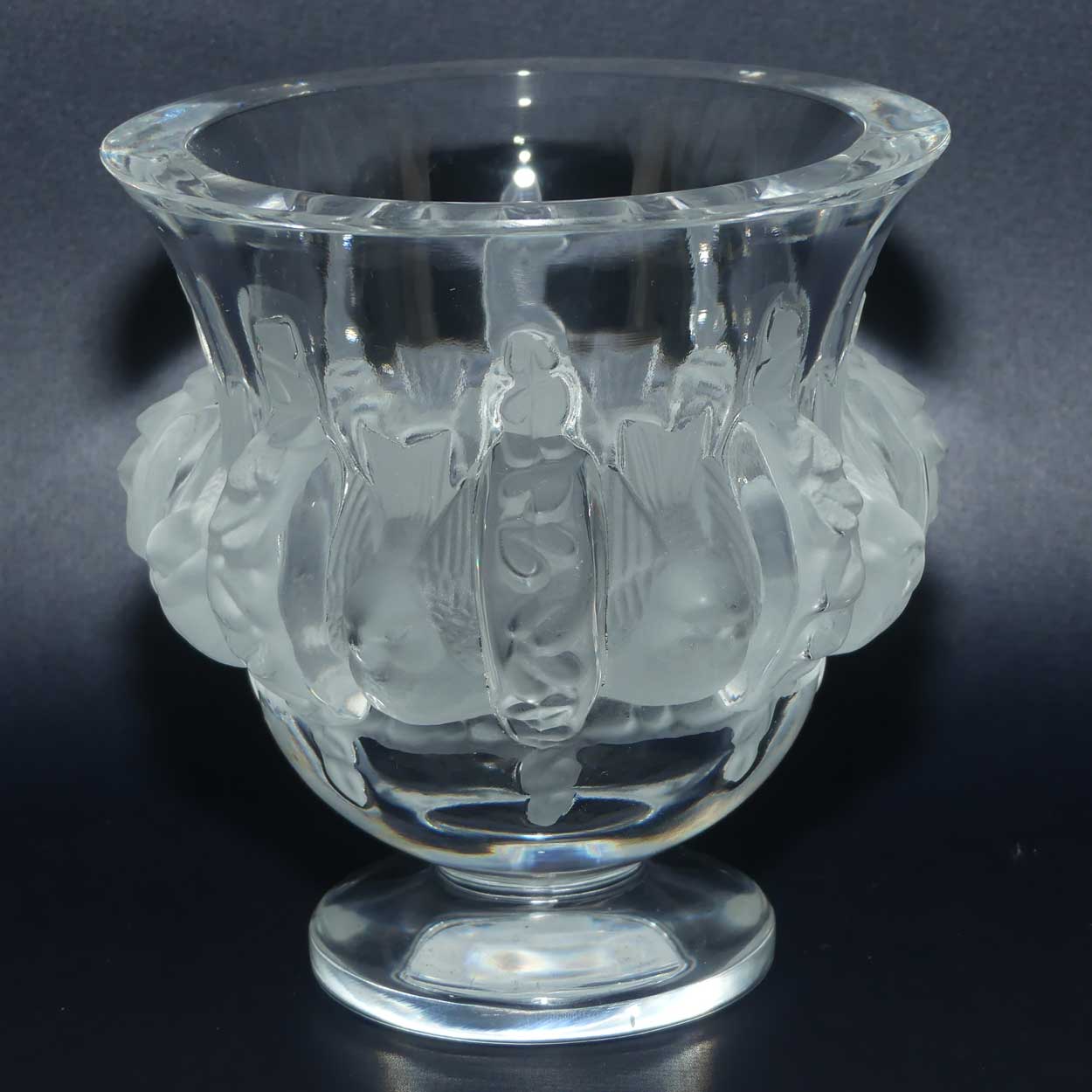 Lalique France Dampierre vase