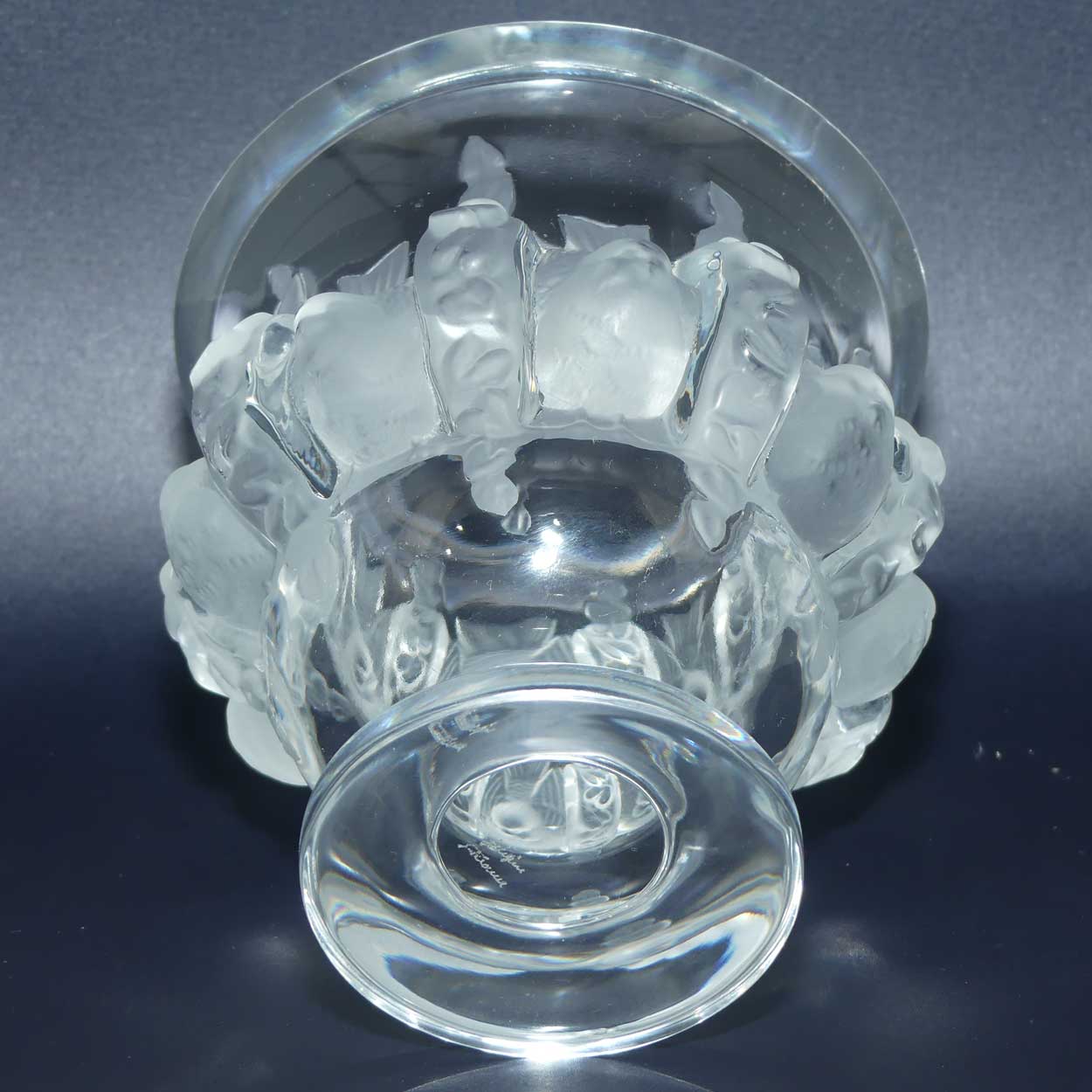 Lalique France Dampierre vase