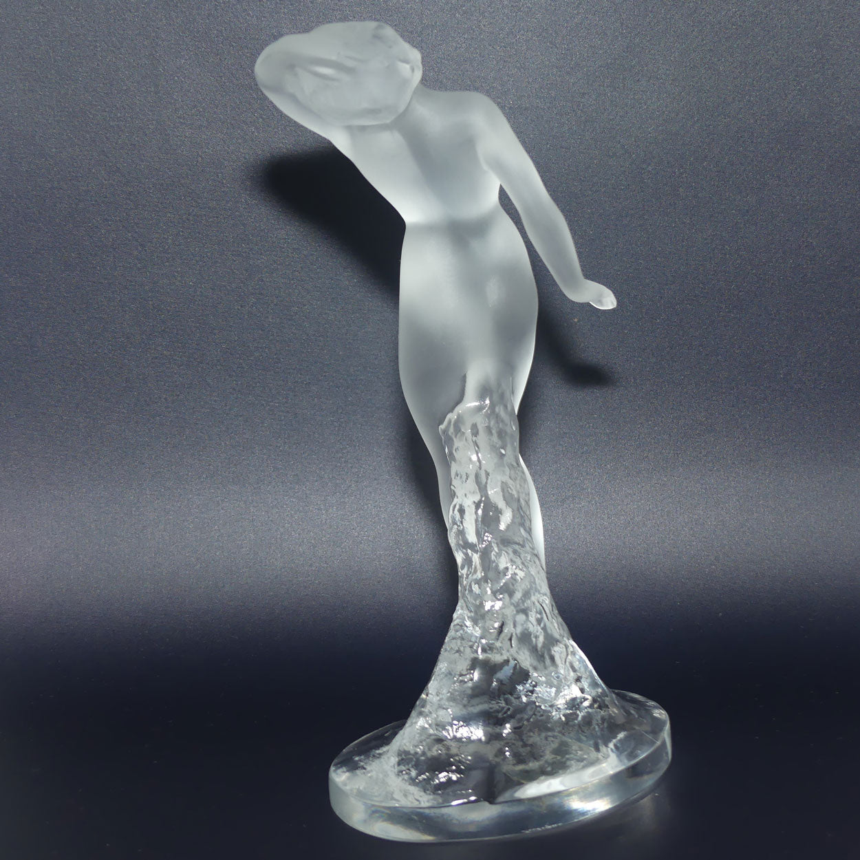 Lalique Crystal France Danseuse Bras Baisse | Dancer Figurine #11910