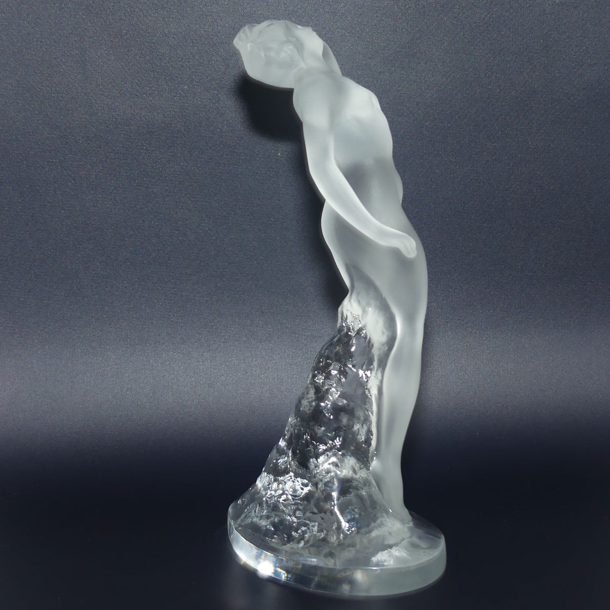 Lalique Crystal France Danseuse Bras Baisse | Dancer Figurine #11910