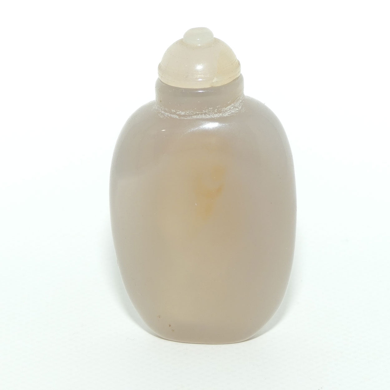 Chinese Snuff Bottle | Natural Agate with a Dash of Orange