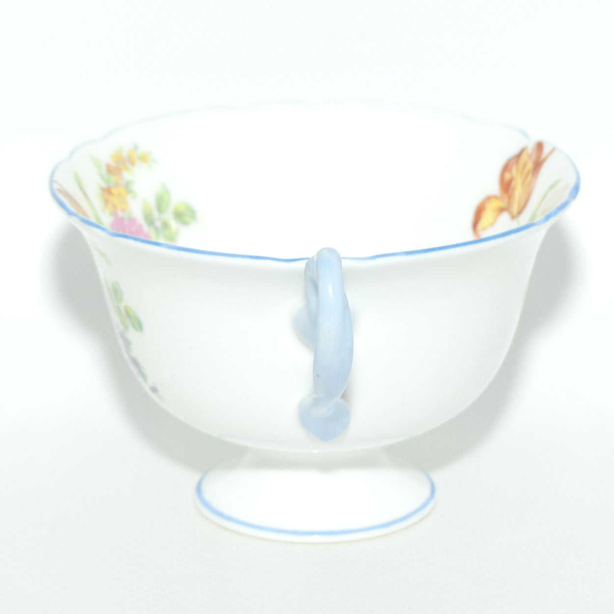 Shelley Gainsborough shape Butcher's Crocus and Rose Spray pattern duo