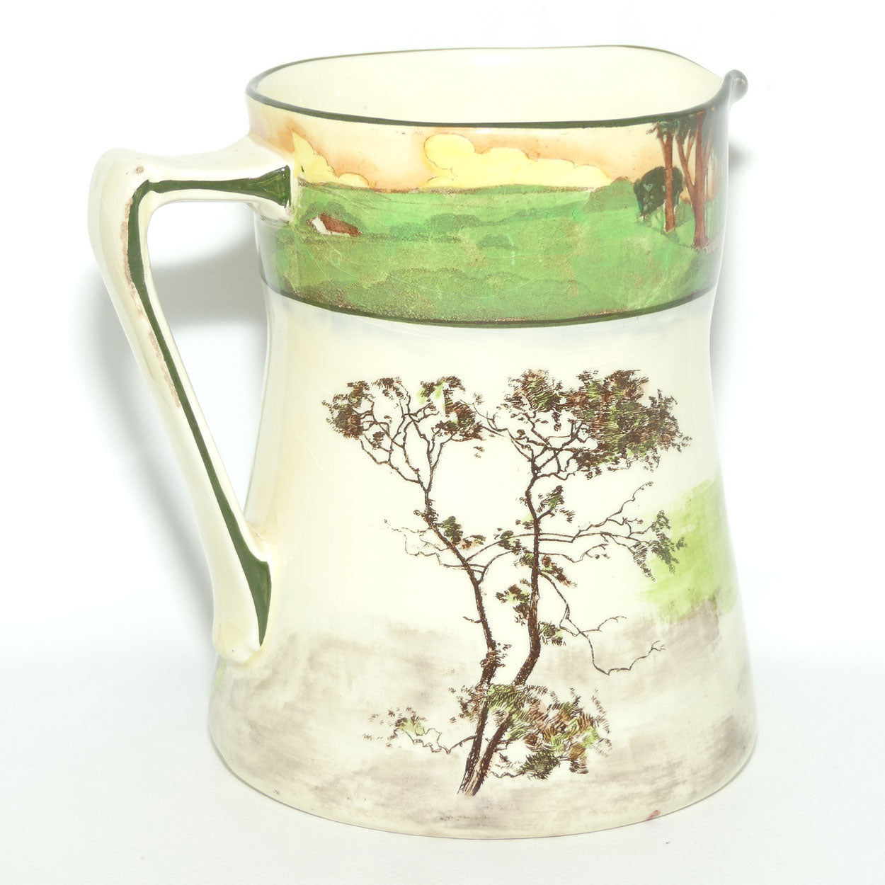 Royal Doulton Early Motoring Simon shape jug D2406: Deaf