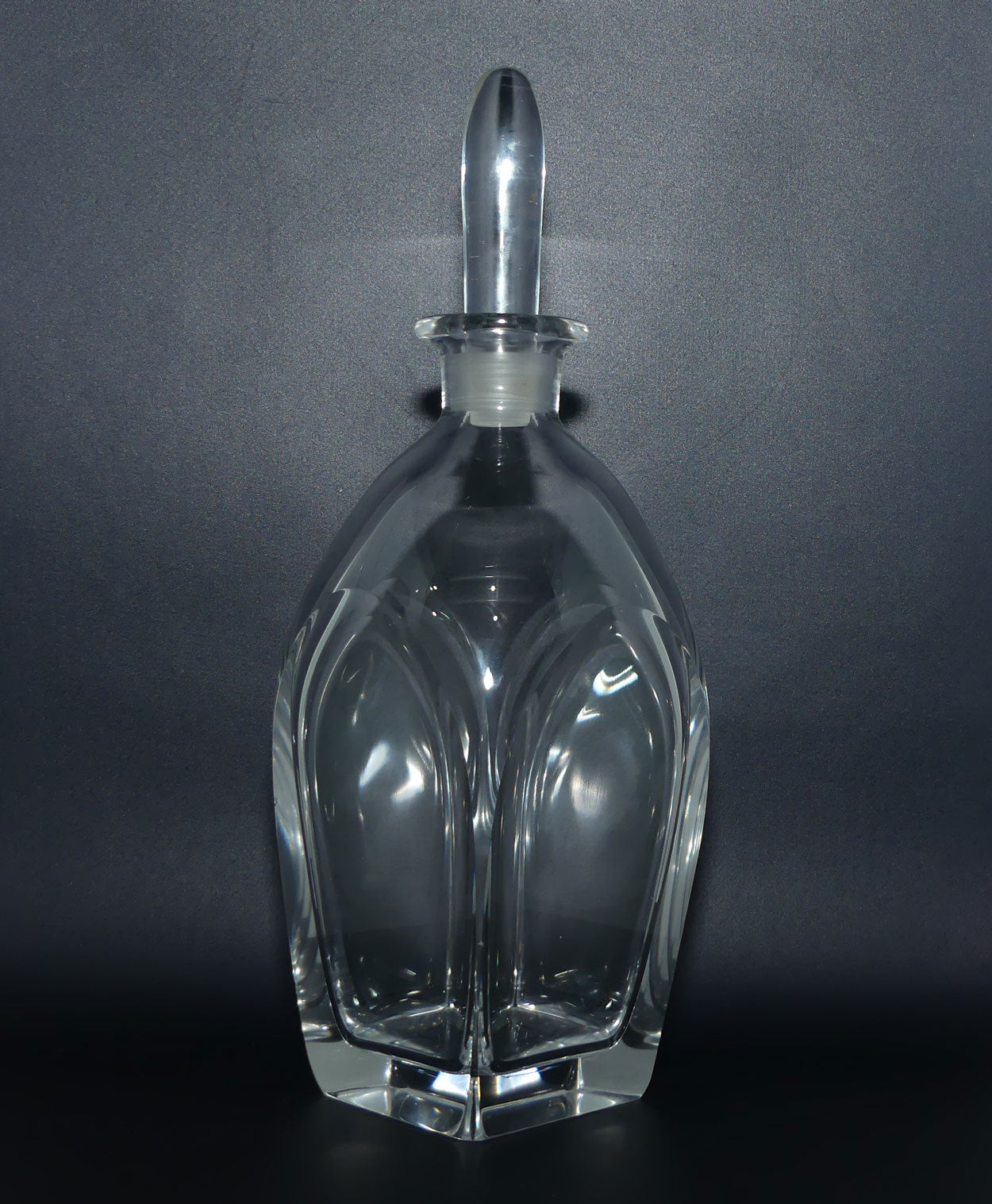 Mid Century European design Orrefors Crystal decanter