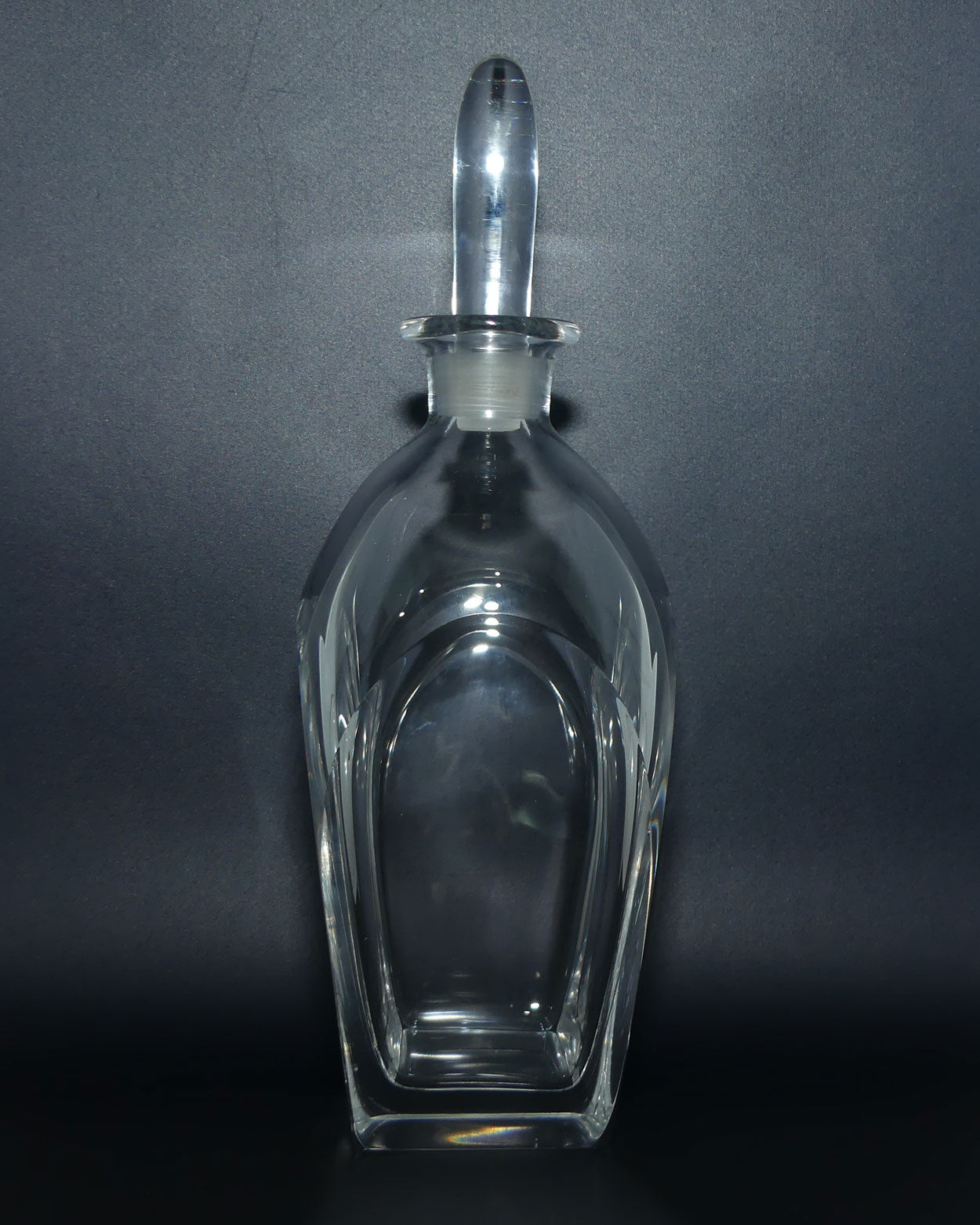Mid Century European design Orrefors Crystal decanter
