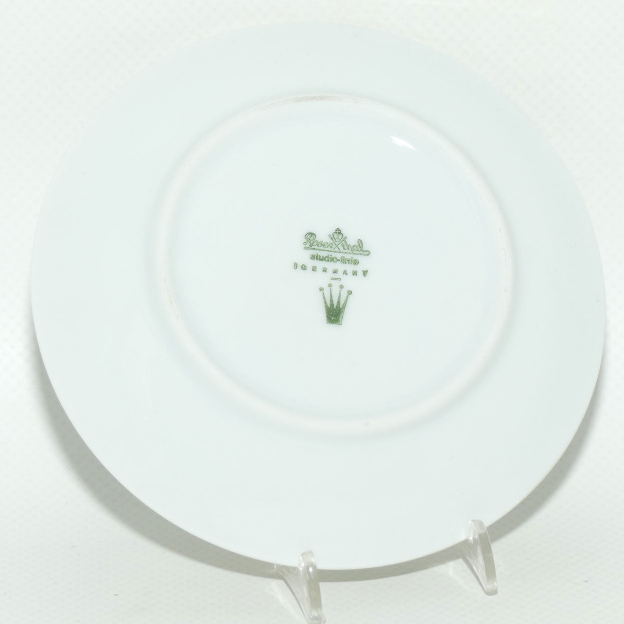 Rosenthal Studio line Germany pin dish | Embossed white patterning