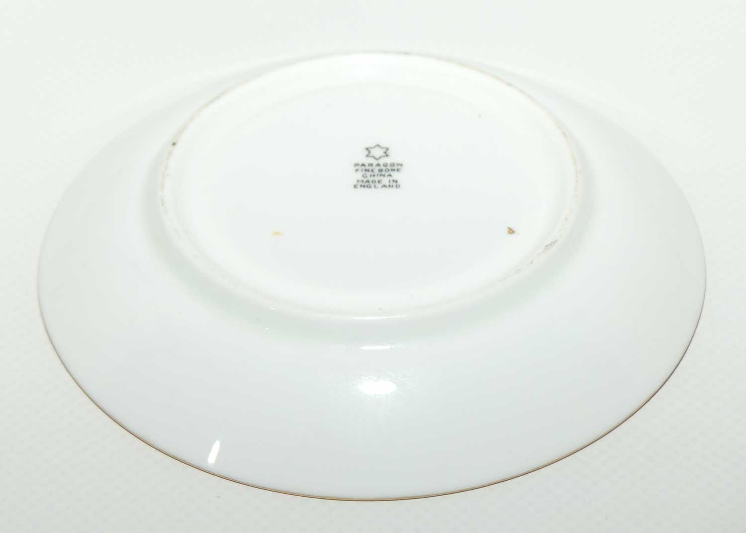 Paragon Royal Blue and Gilt border demi tasse duo | Floral Spray