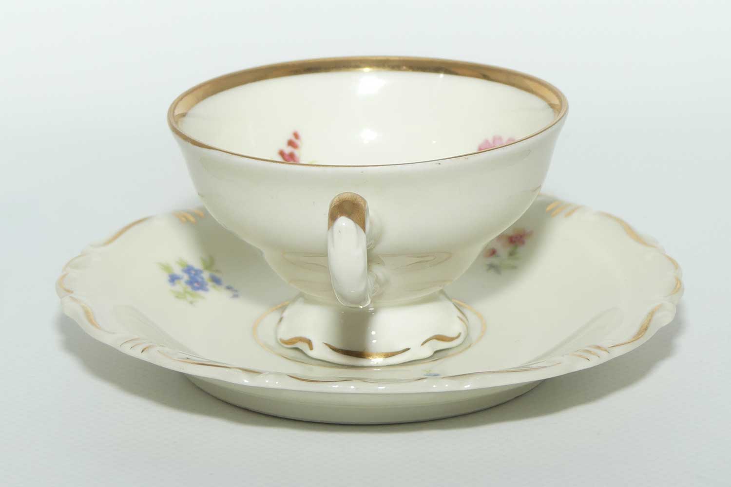 Alka Bavaria Floral Spray demi tasse cup and saucer