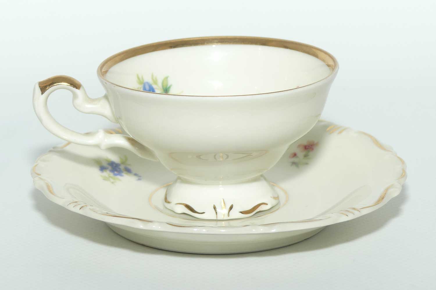 Alka Bavaria Floral Spray demi tasse cup and saucer