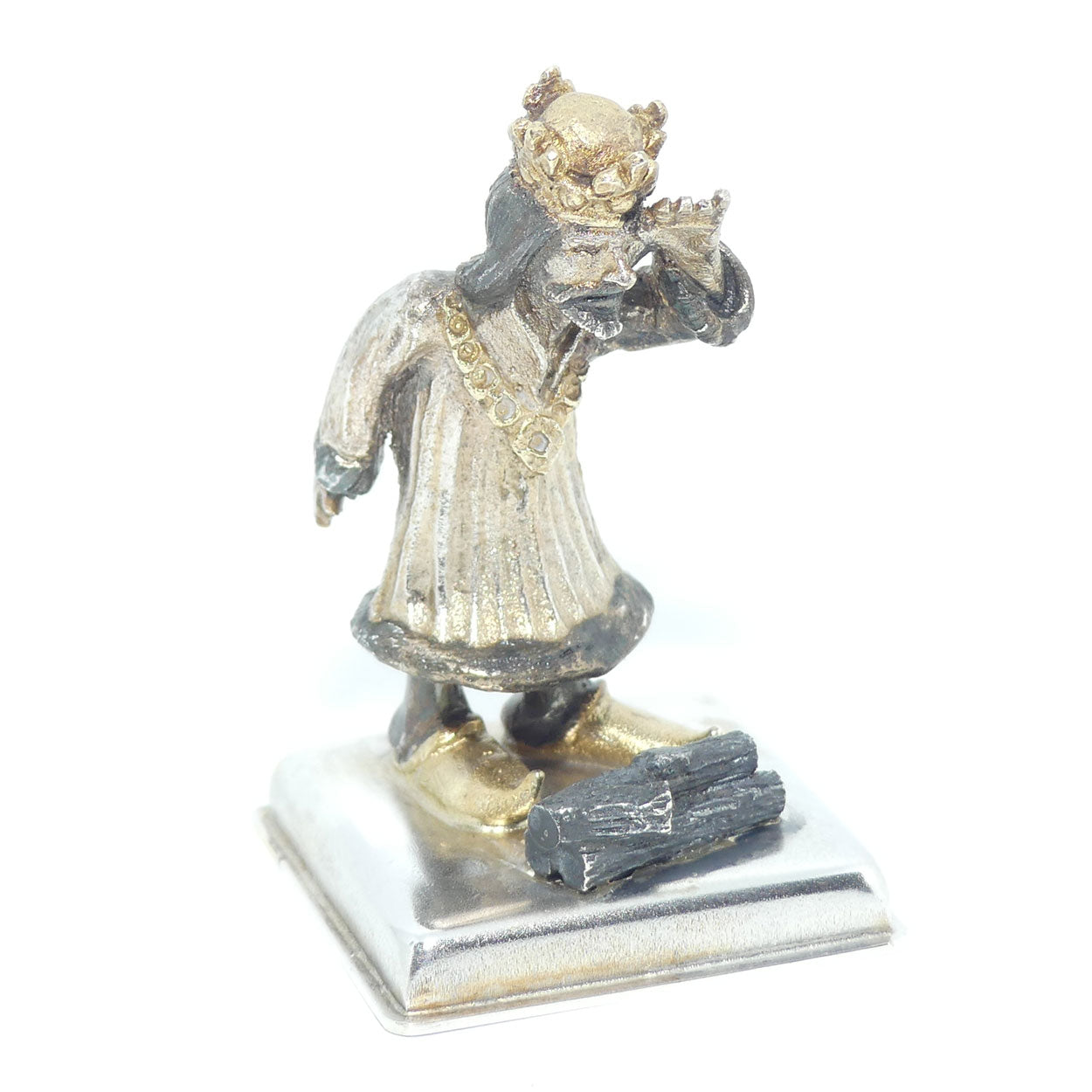 Sterling Silver Good King Wenceslas Christmas Carol Box | Stuart Devlin for Cartier | LE 75/500