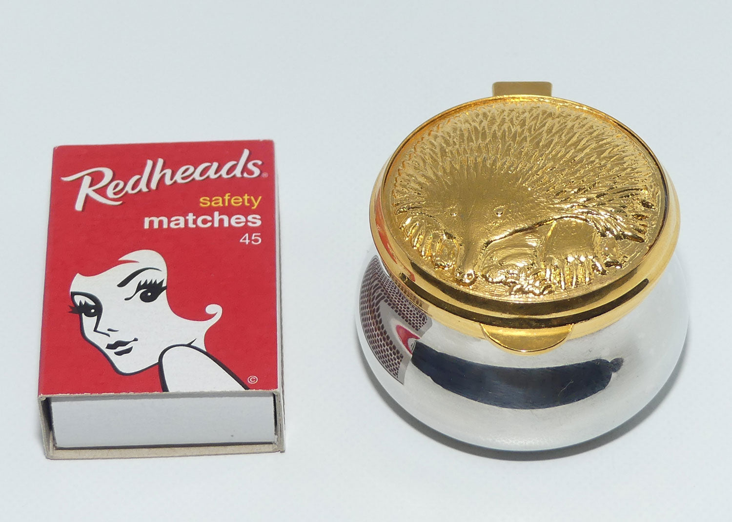 Strachan Australia | Australian Native Wildlife trinket box | Echidna by Stuart Devlin