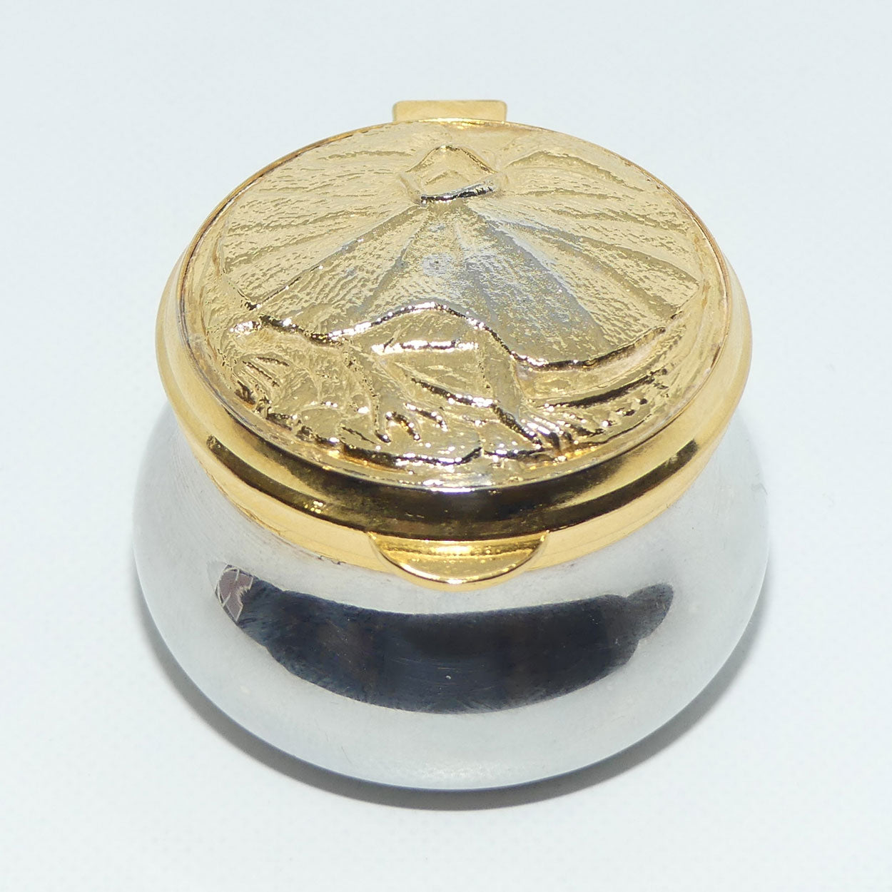 Strachan Australia | Australian Native Wildlife trinket box | Frilled Lizard by Stuart Devlin