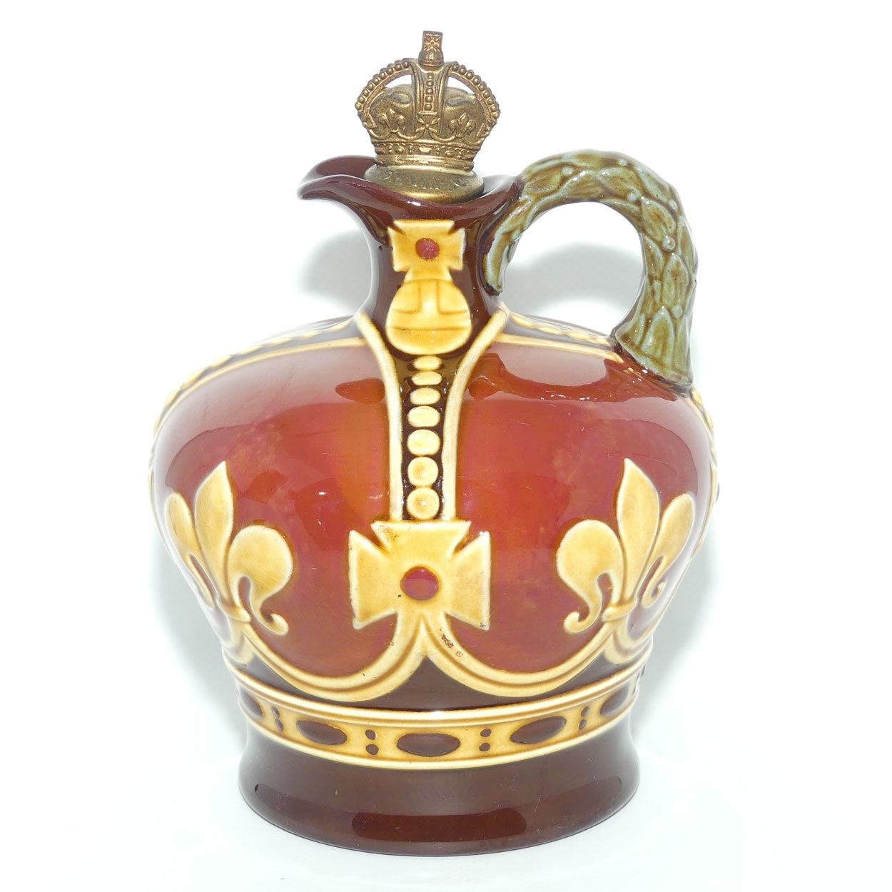 Royal Doulton Kingsware flask | George VI Coronation Crown | Dewars