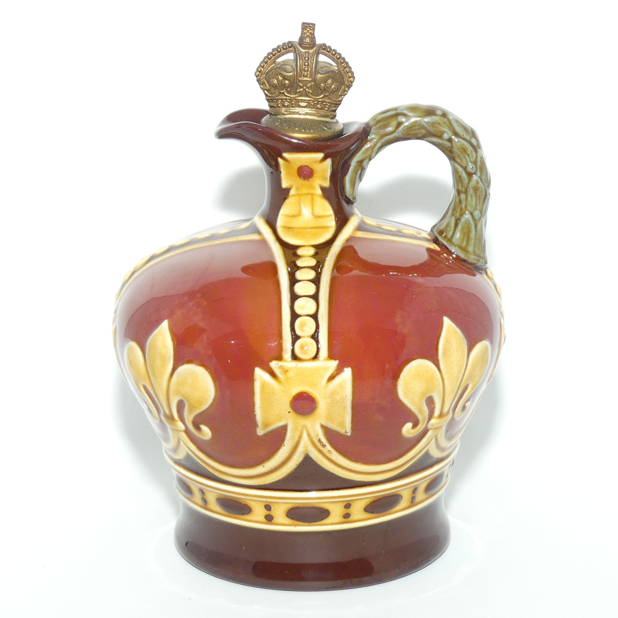 Royal Doulton Kingsware flask | George VI Coronation Crown | Dewars