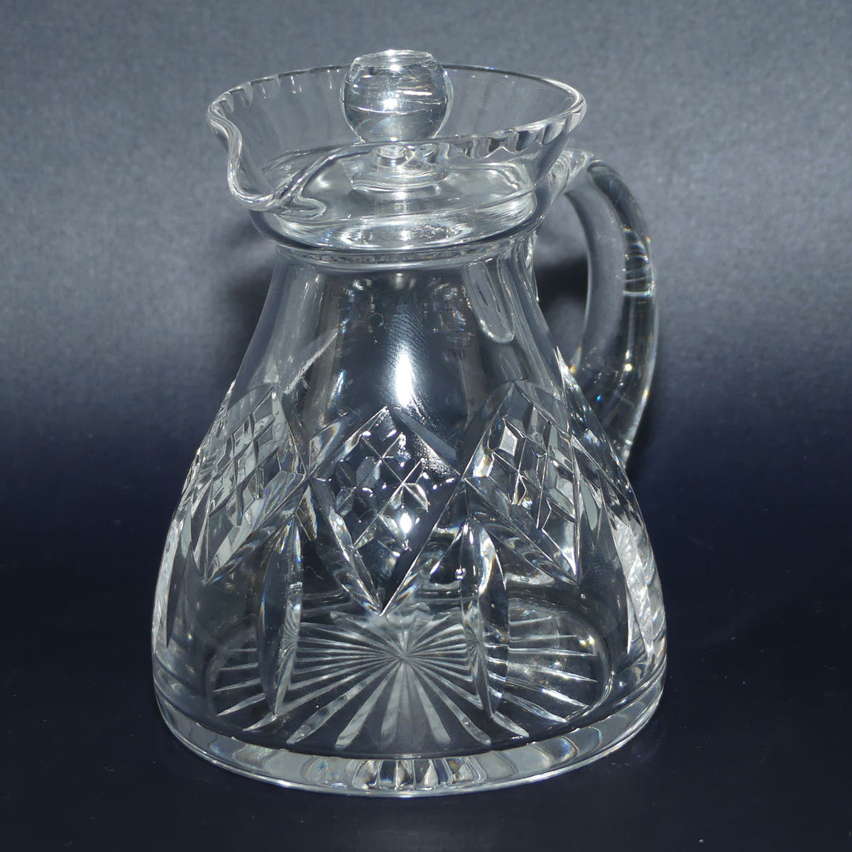 Stuart Crystal Diamond cut mint jug