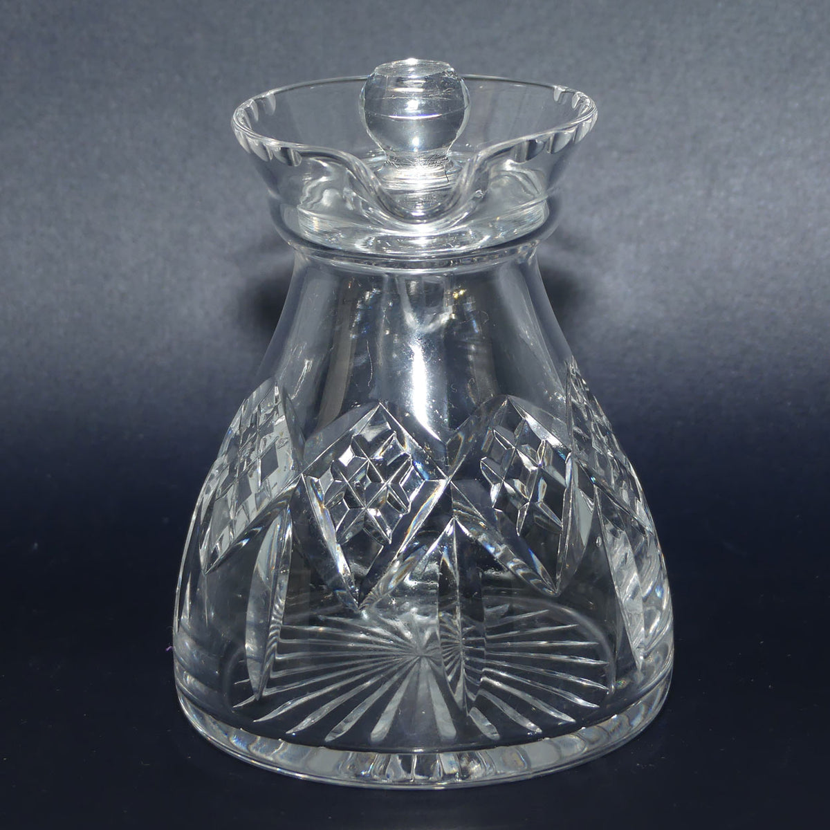 Stuart Crystal Diamond cut mint jug