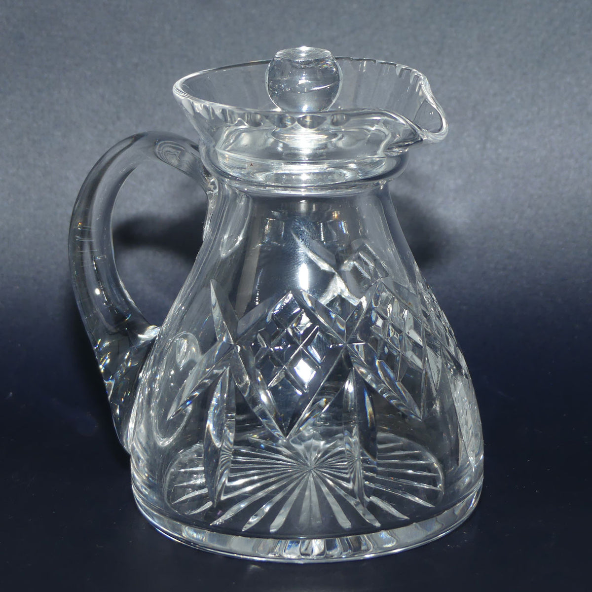 Stuart Crystal Diamond cut mint jug