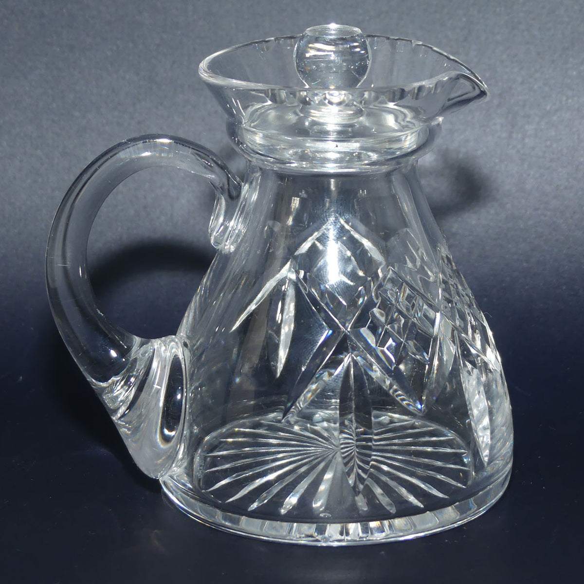 Stuart Crystal Diamond cut mint jug