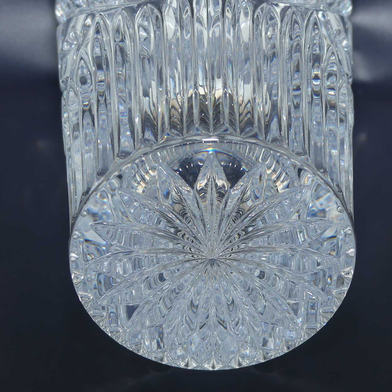 Waterford Crystal | Northbridge pattern | Diamond Cut vase with very heavy base | 25cm
