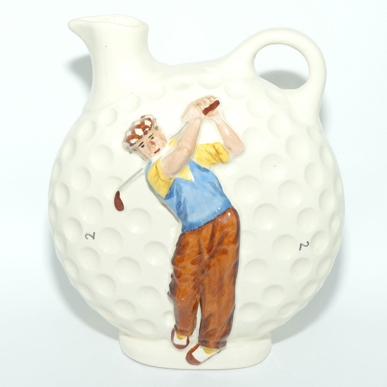 Diana Pottery Golfer | Golf Ball decanter and 4 cups