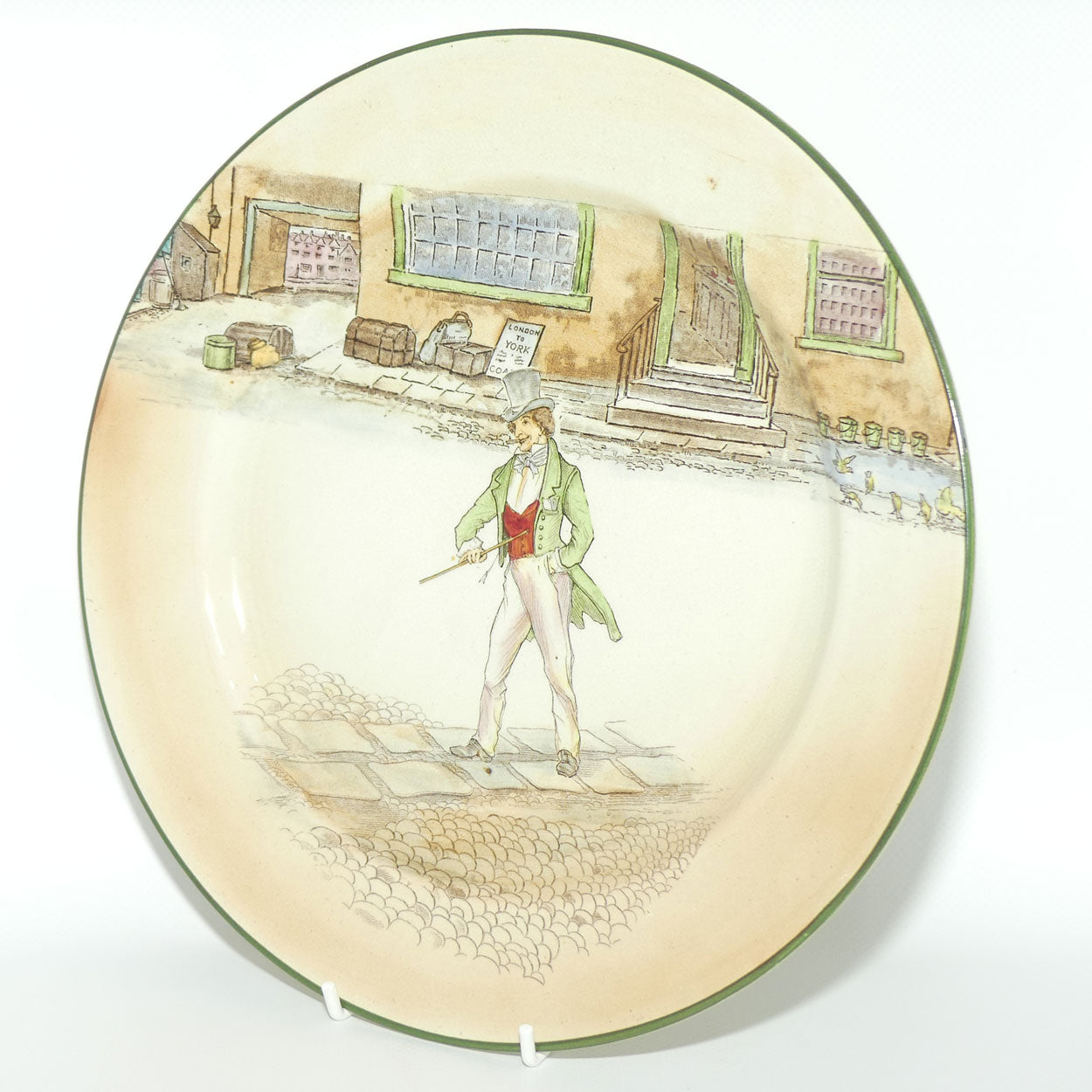 Royal Doulton Dickens Dick Swiveller rack plate D2973 | 26cm