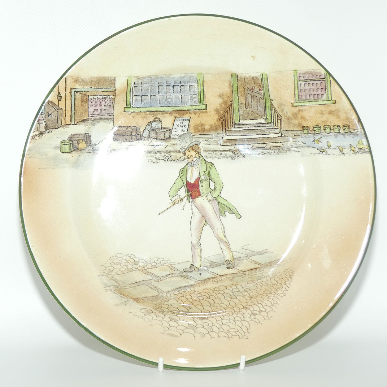 Royal Doulton Dickens Dick Swiveller rack plate D2973 | 26cm