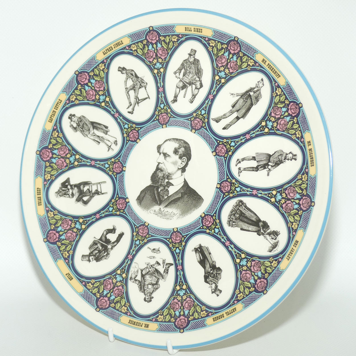Wedgwood Etruria Charles Dickens | Dickens Characters plate