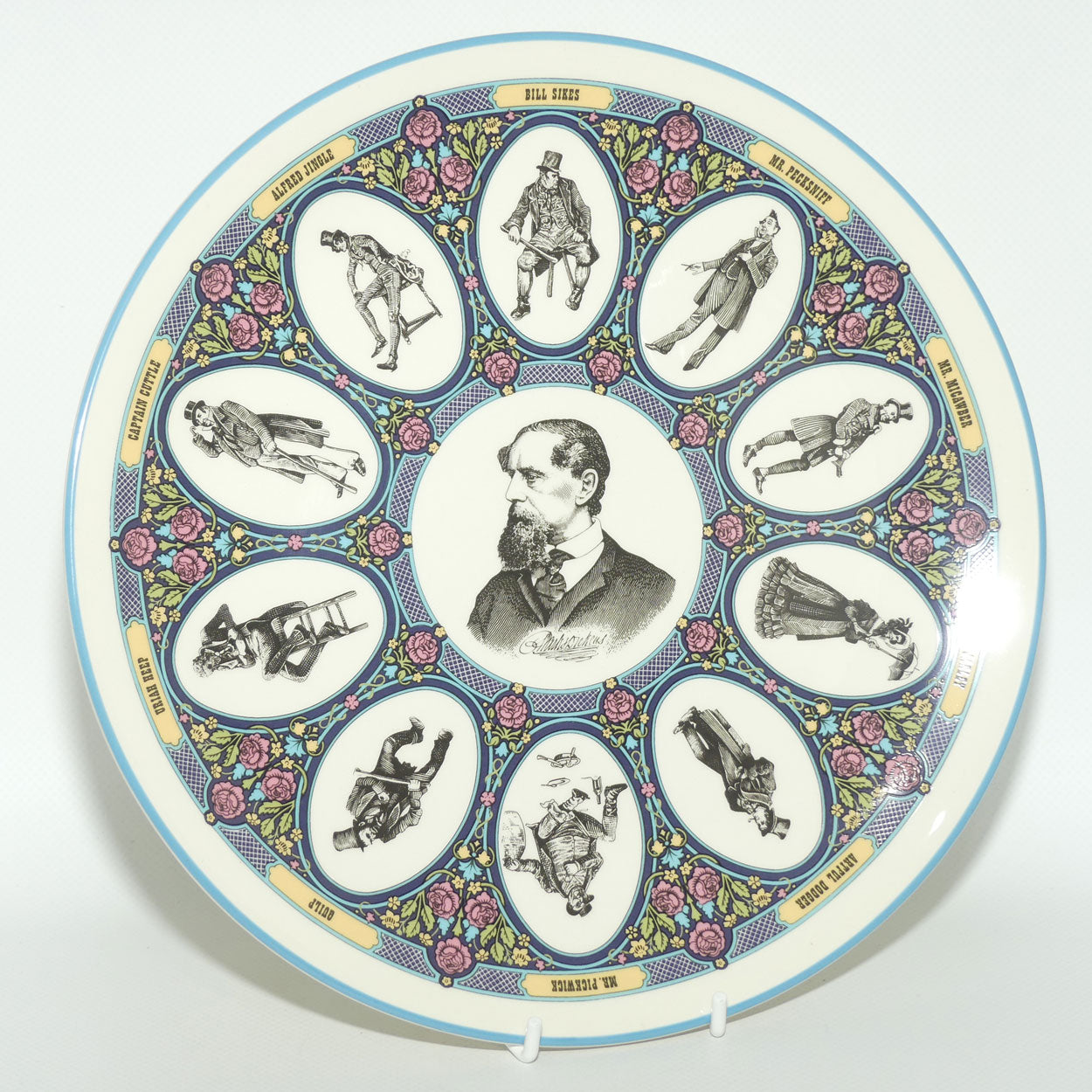 Wedgwood Etruria Charles Dickens | Dickens Characters plate