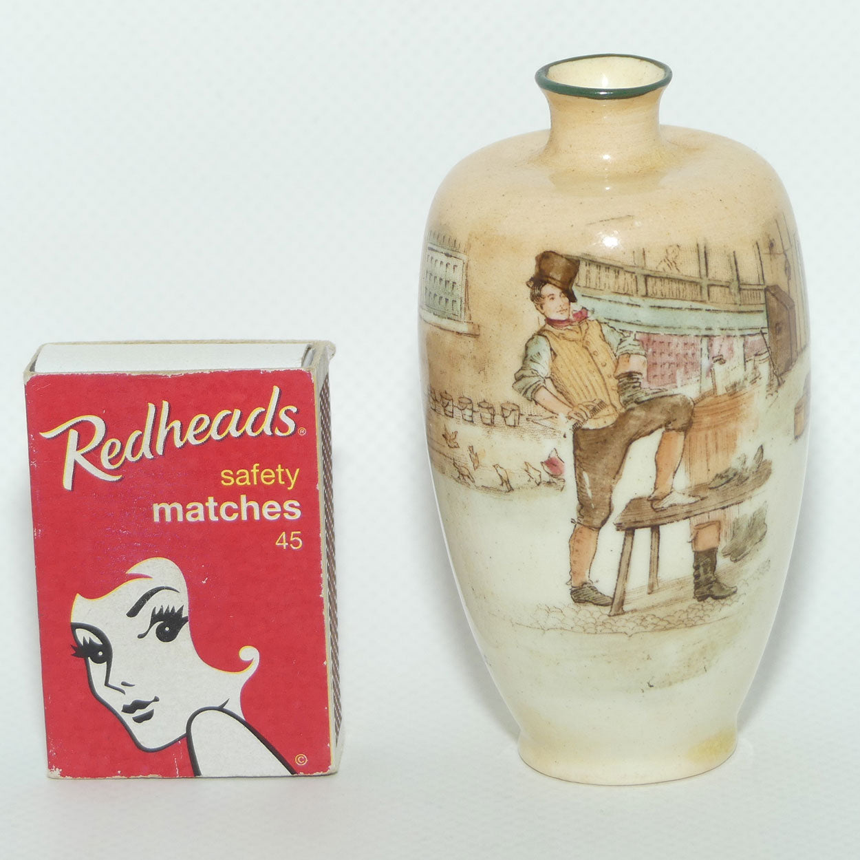 Royal Doulton Dickens miniature vase | Narrow Neck | Sam Weller