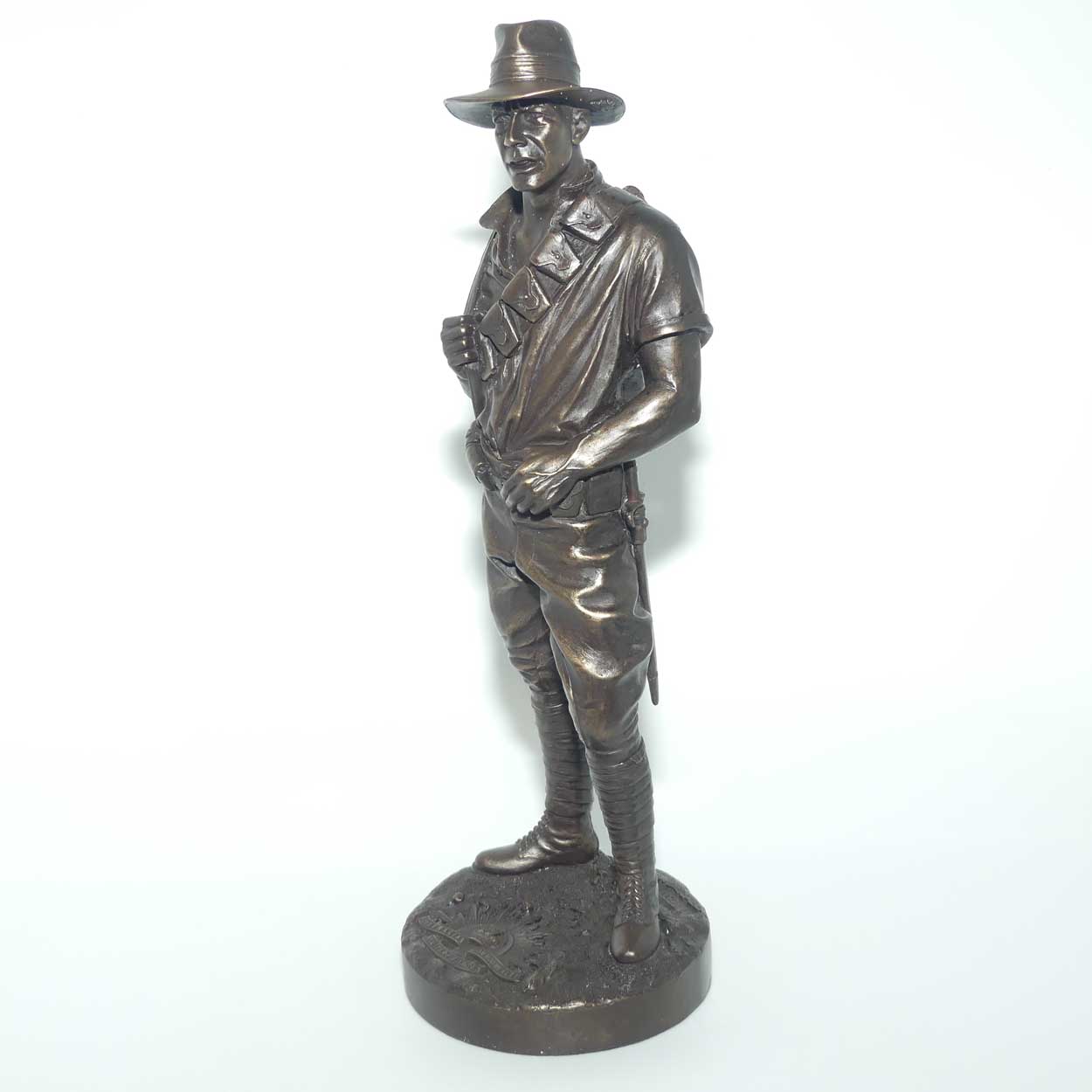 Naked Army | Decorator Cold Cast Bronze ANZAC | Andy 1:6 scale 1st AIF Lighthorse Trooper Gallipoli 1915