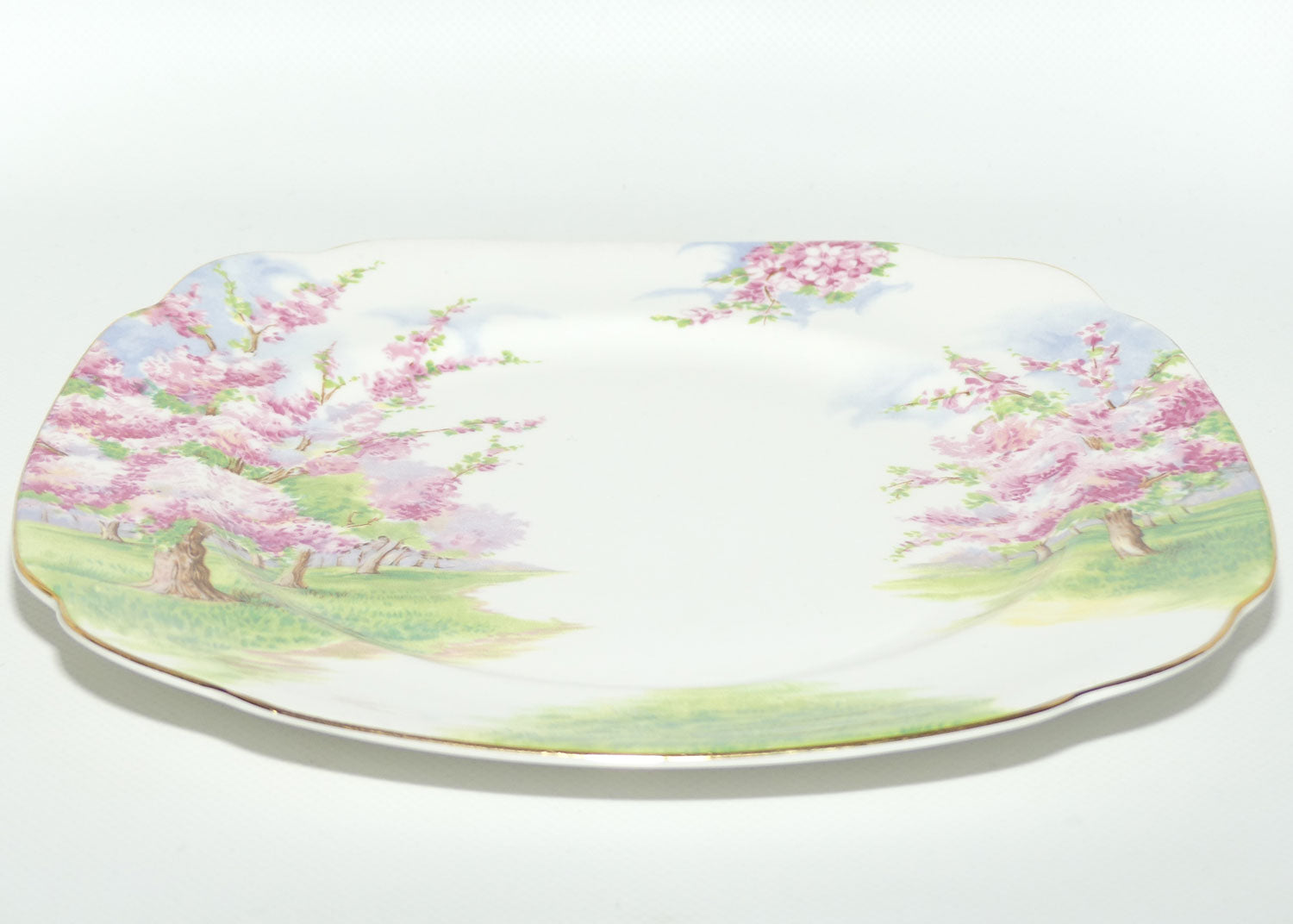 Royal Albert England Blossom Time square dinner plate | 25cm