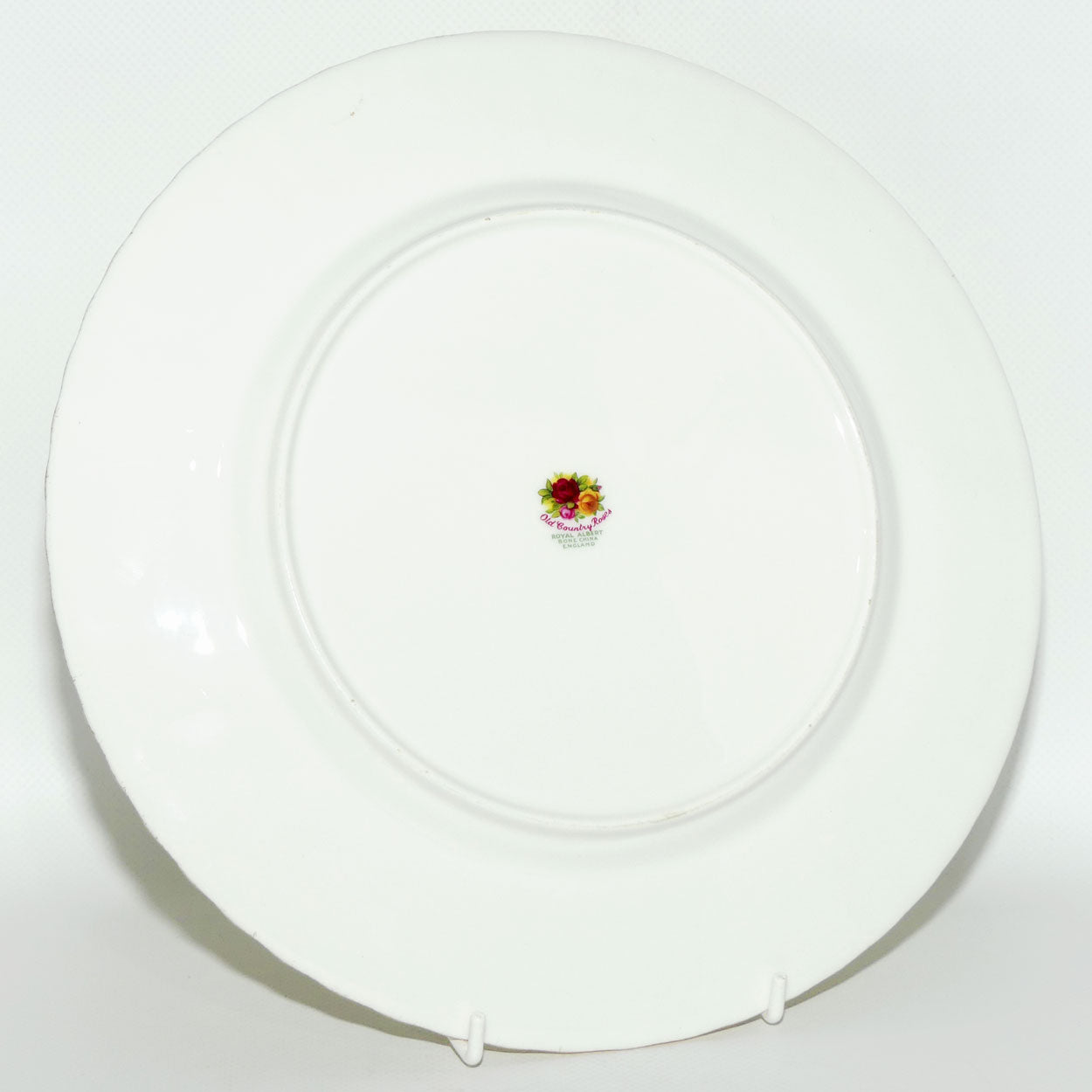 Royal Albert Bone China England Old Country Roses dinner plate | 26.5cm diam | early backstamp