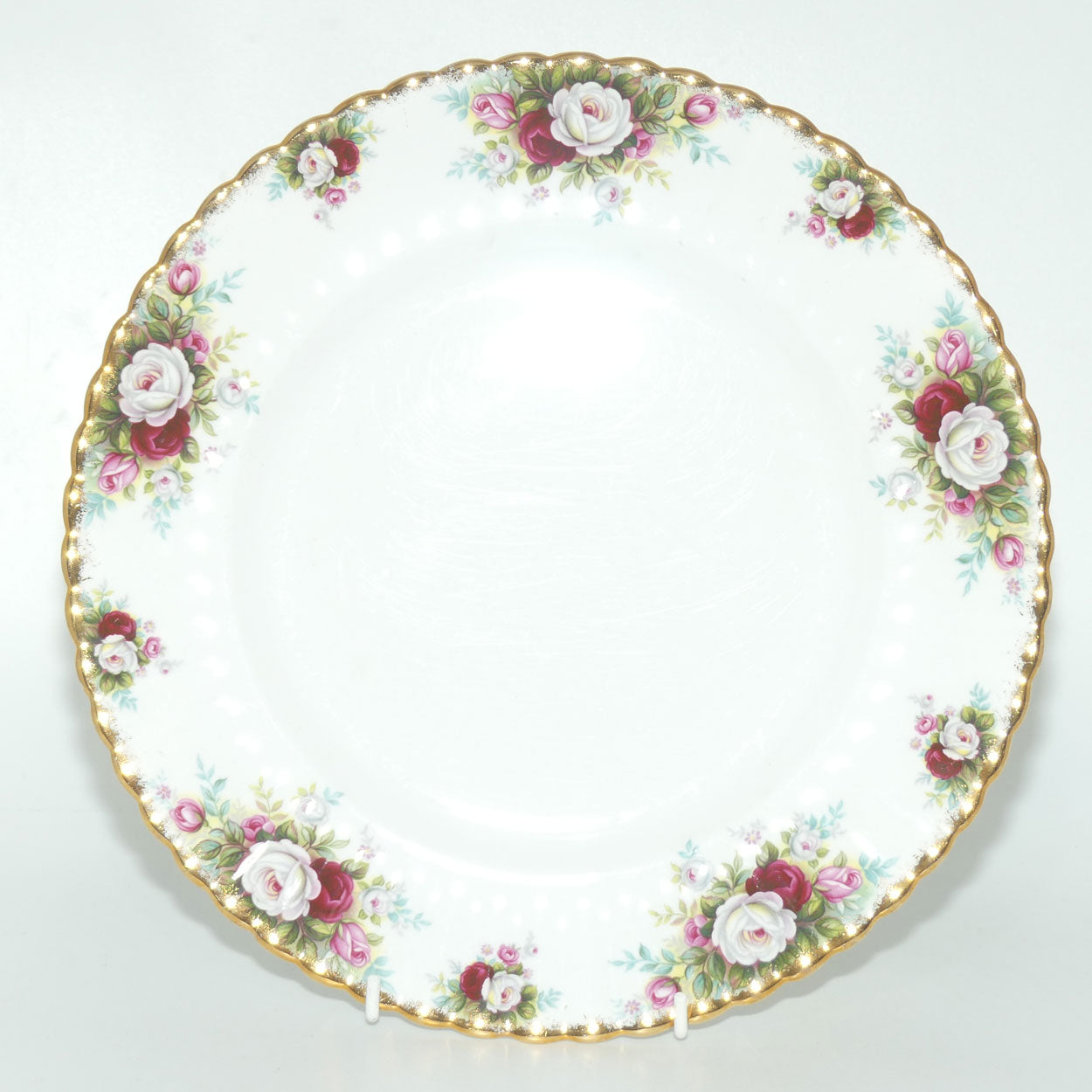 Royal Albert Bone China England Celebration set of 4 dinner plates | 26.5cm diam | UK Made