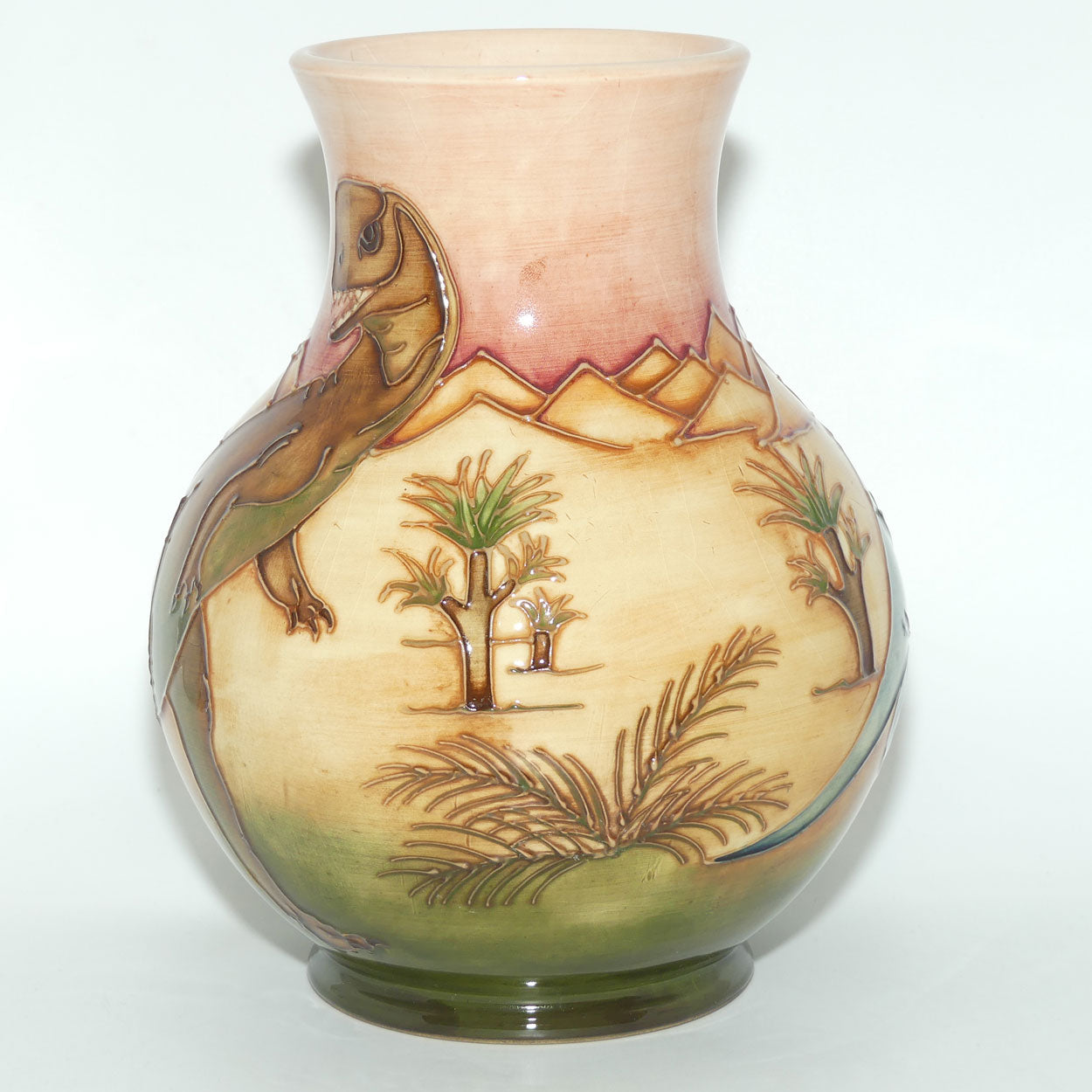 Moorcroft Dinosaur vase | Shape 869/9 | boxed