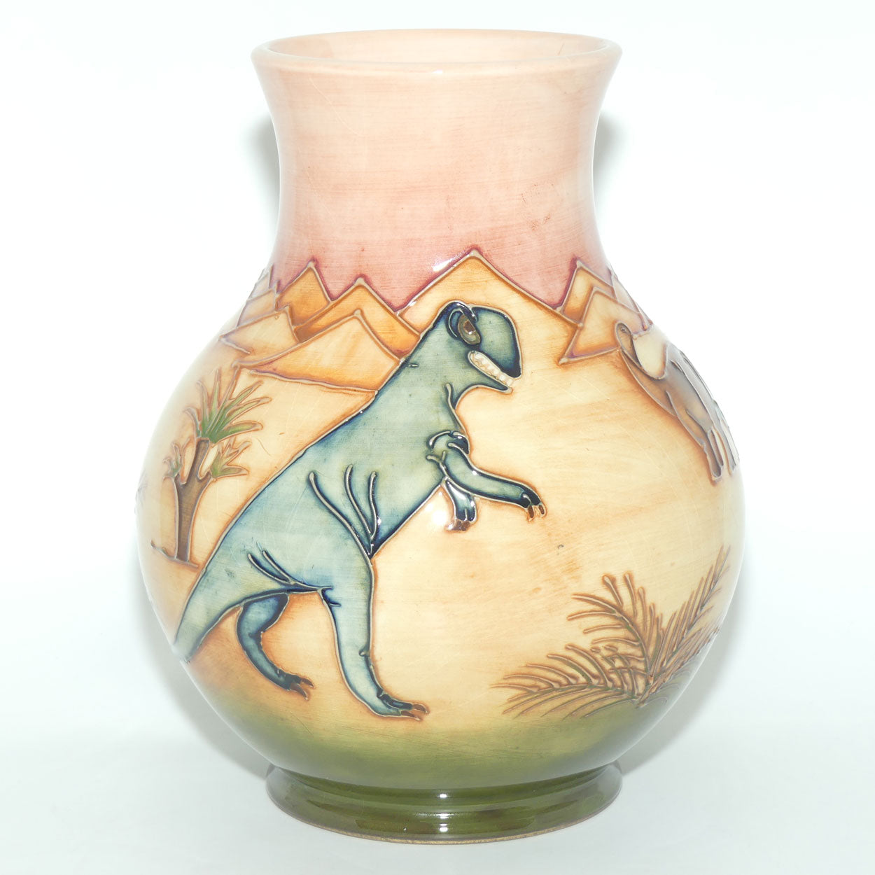 Moorcroft Dinosaur vase | Shape 869/9 | boxed