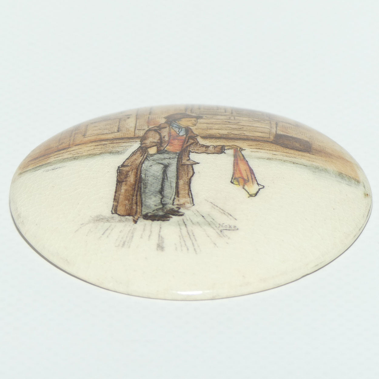 Royal Doulton Dickensware Artful Dodger miniature convex roundel disc