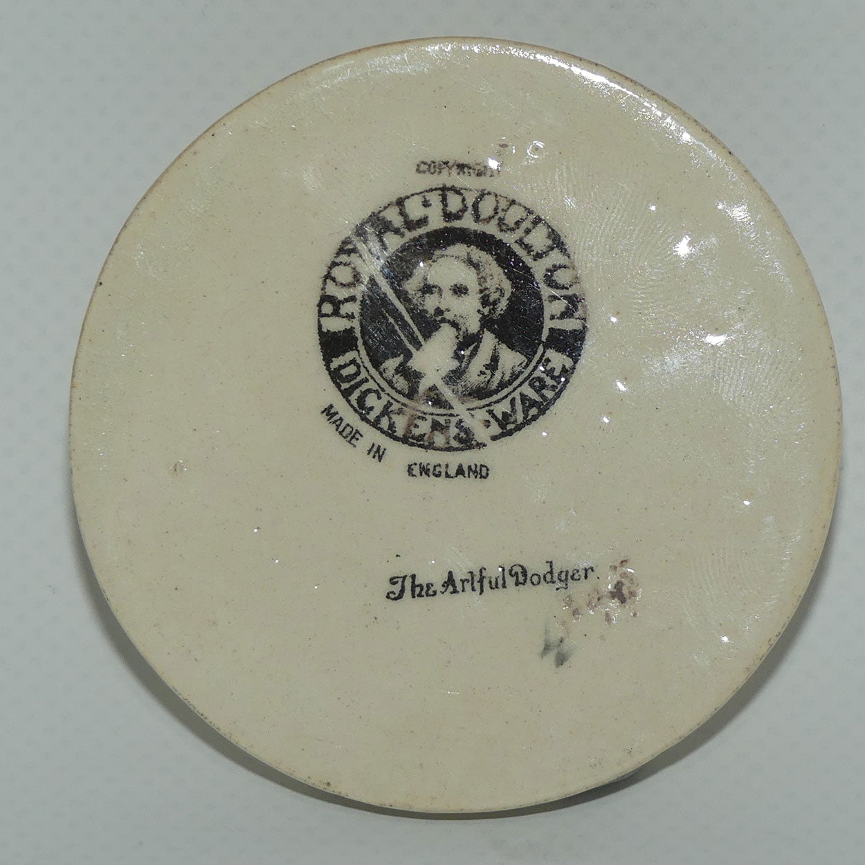 Royal Doulton Dickensware Artful Dodger miniature convex roundel disc