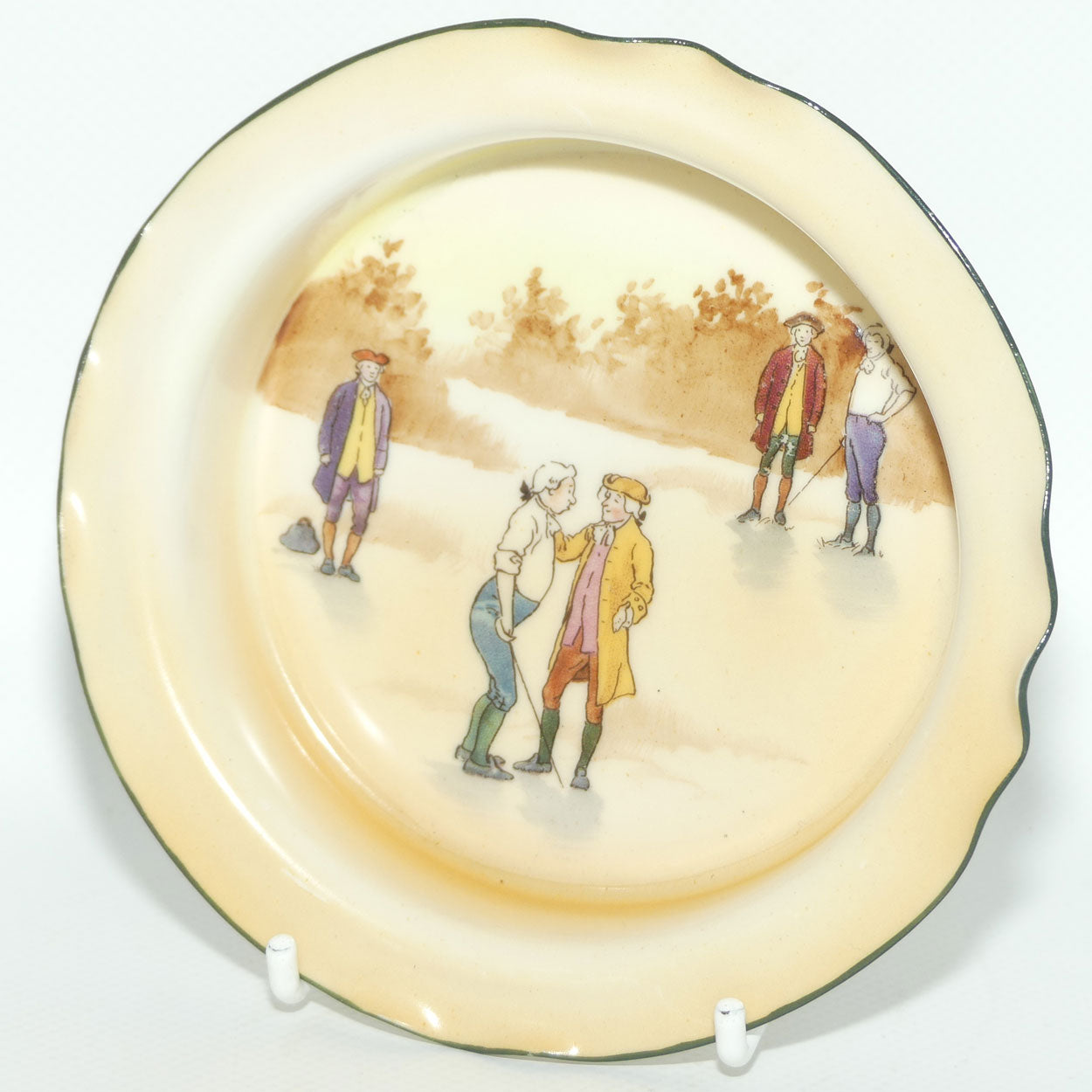 Royal Doulton Coaching Days small fluted edge dish E3804 | Rare Scene