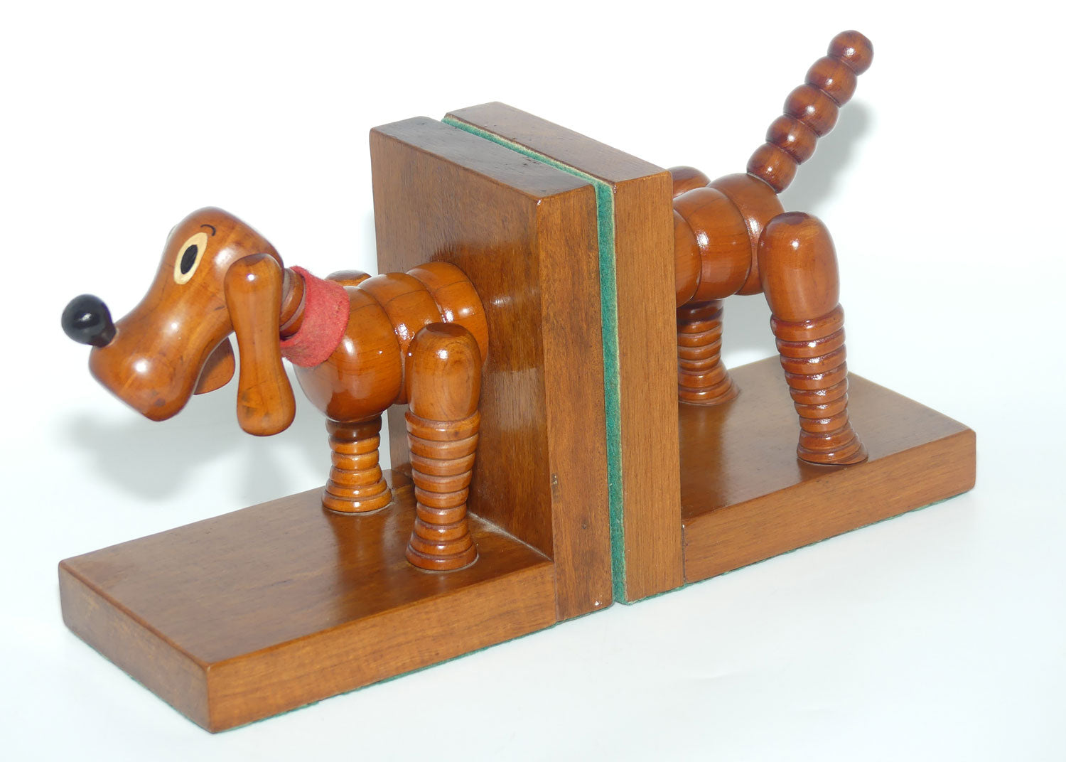 Vintage Dachshund pair of bookends