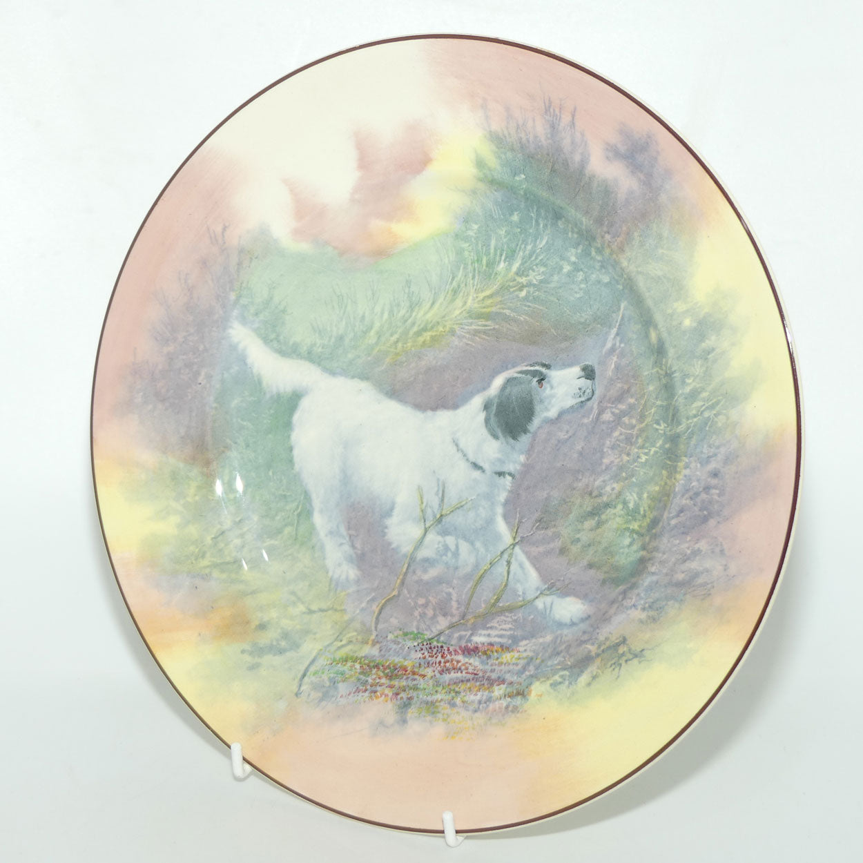 Royal Doulton Dogs plate | #5 English Setter D6313 | #1