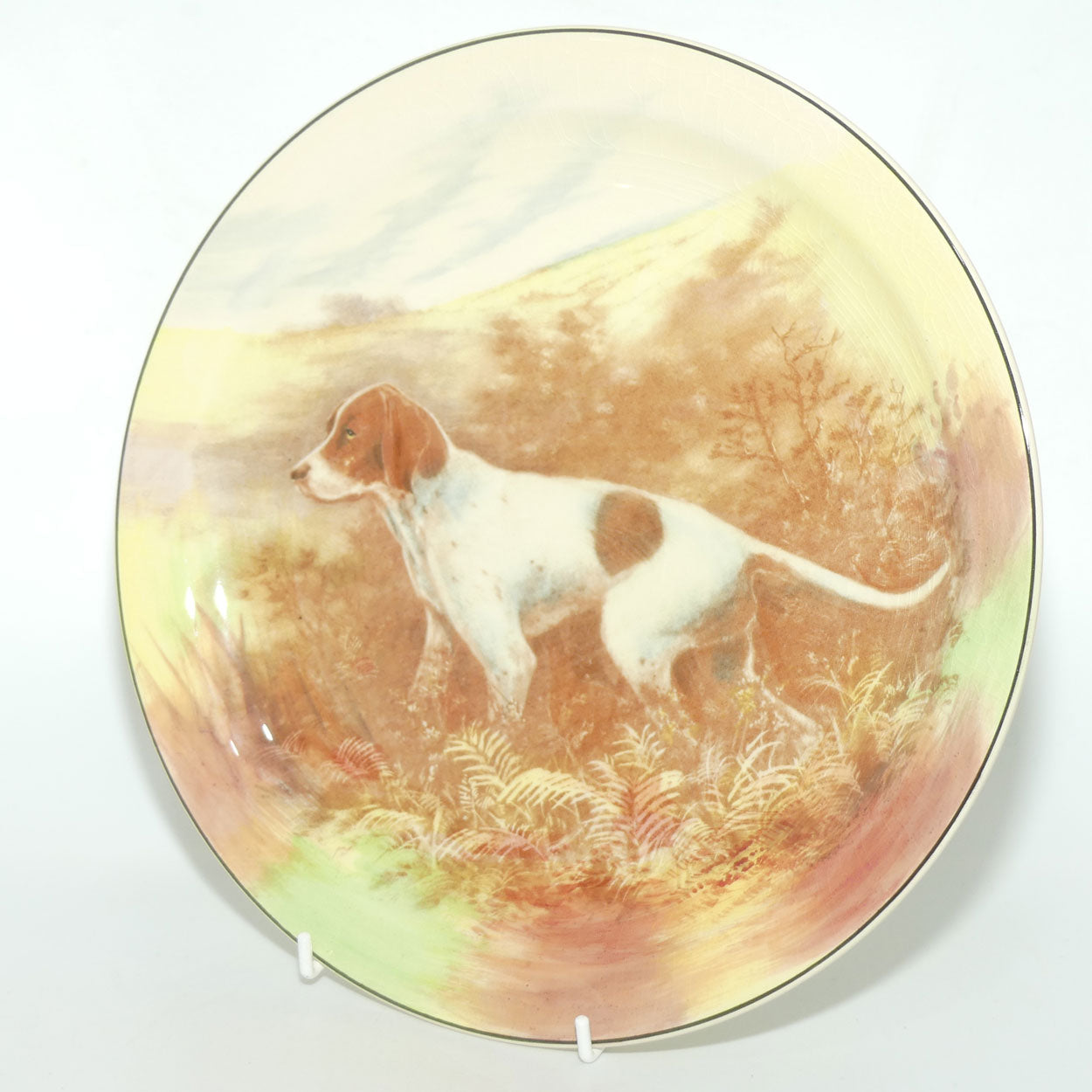 Royal Doulton Dogs plate | #4 Pointer D5769 #2