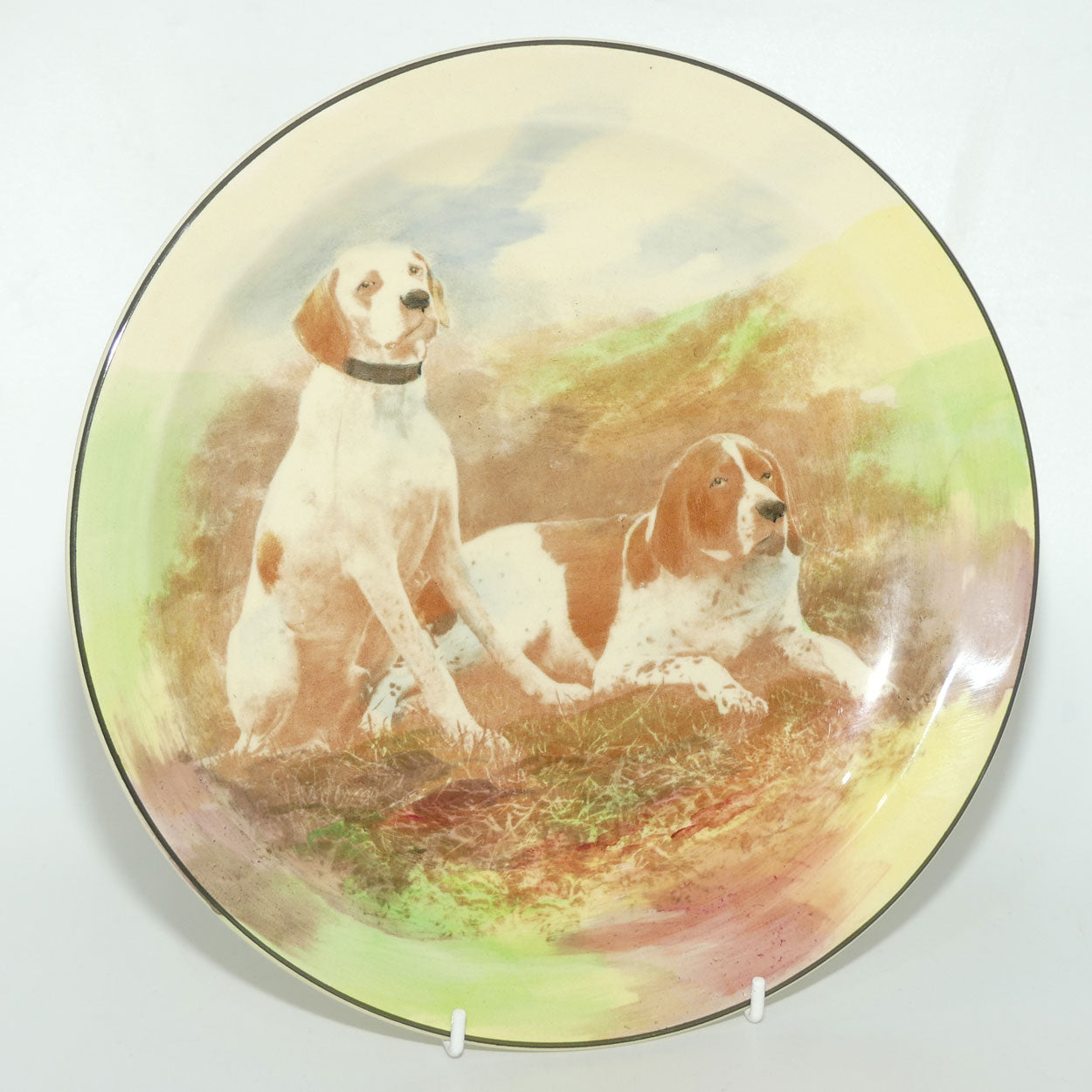 Royal Doulton Dogs plate | #6 Two Pointers D5781 #2
