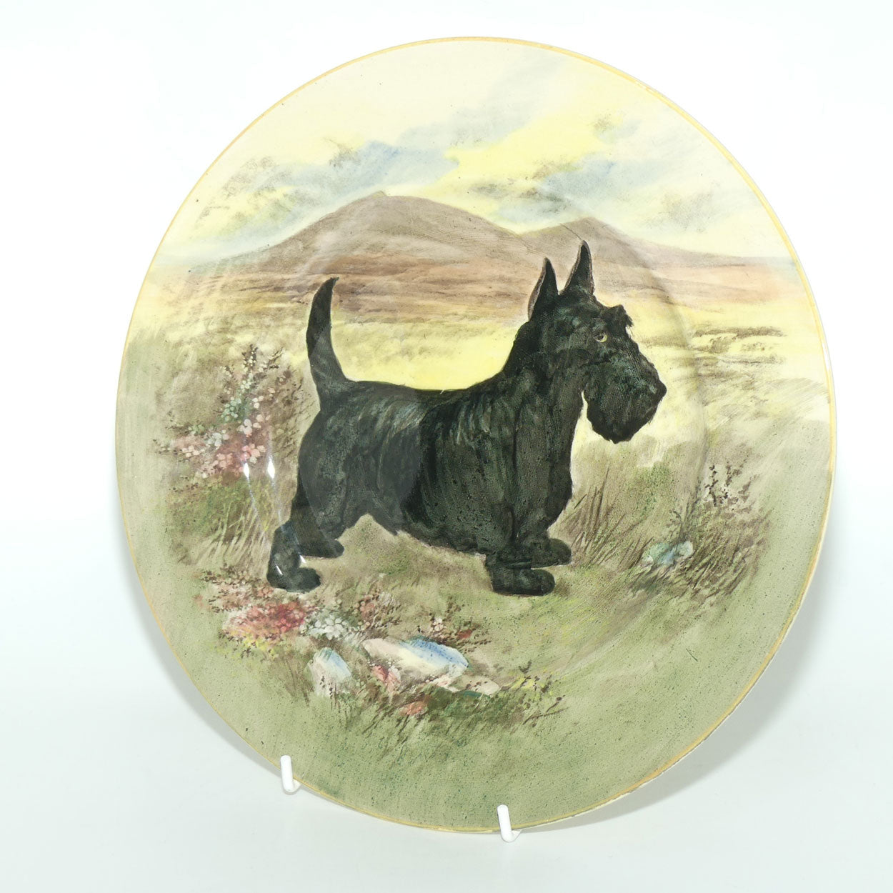 Royal Doulton Dogs plate | #2 Scottish Terrier D5386