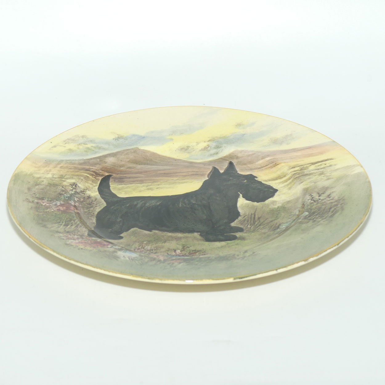 Royal Doulton Dogs plate | #2 Scottish Terrier D5386