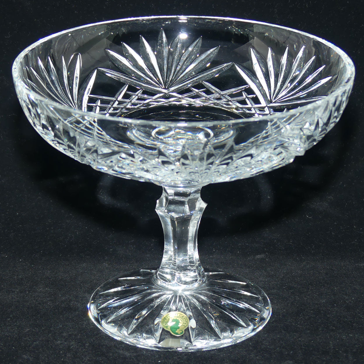 Waterford Crystal Dorset pattern footed comport | boxed