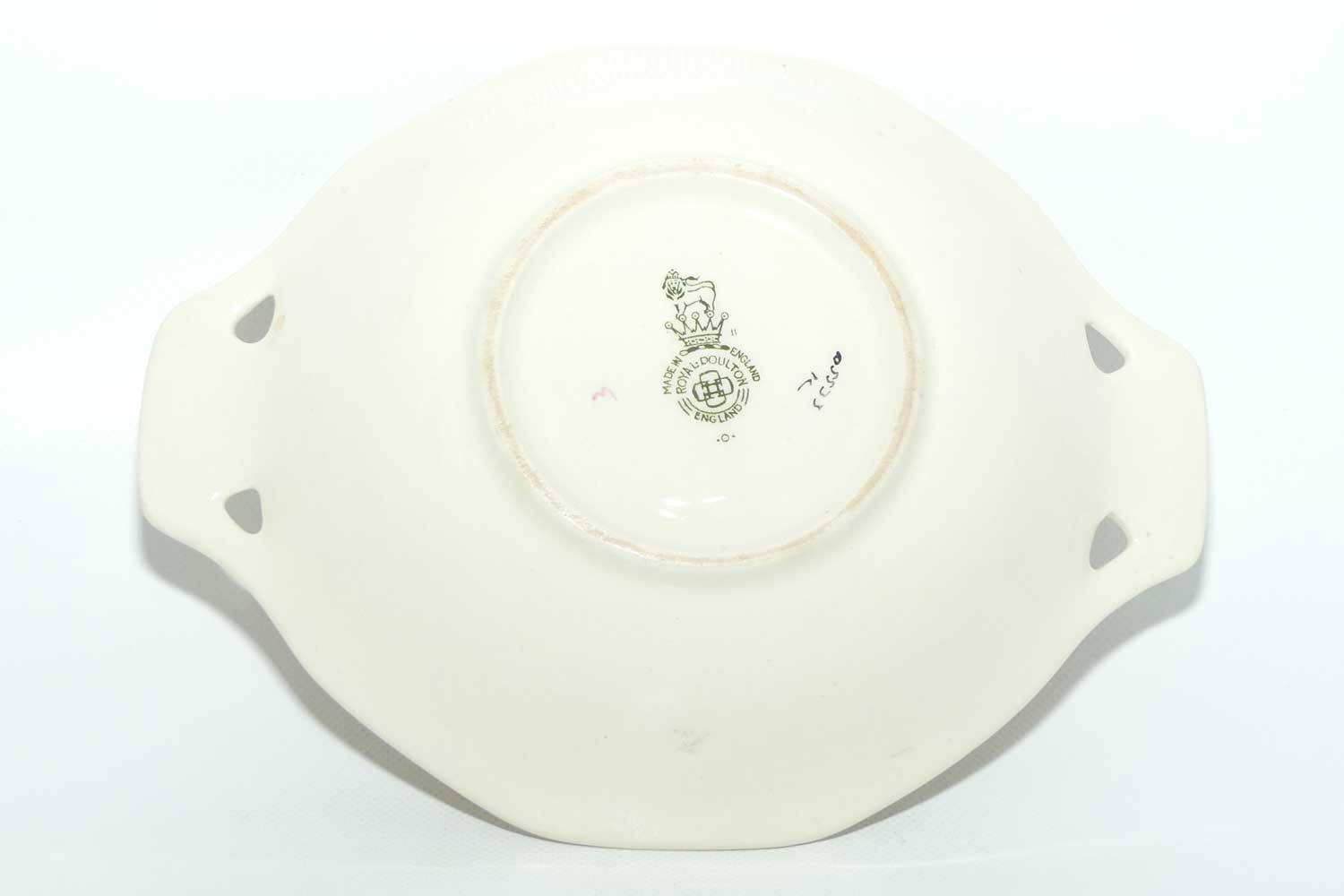 Royal Doulton Raby Rose double handle dish D5533