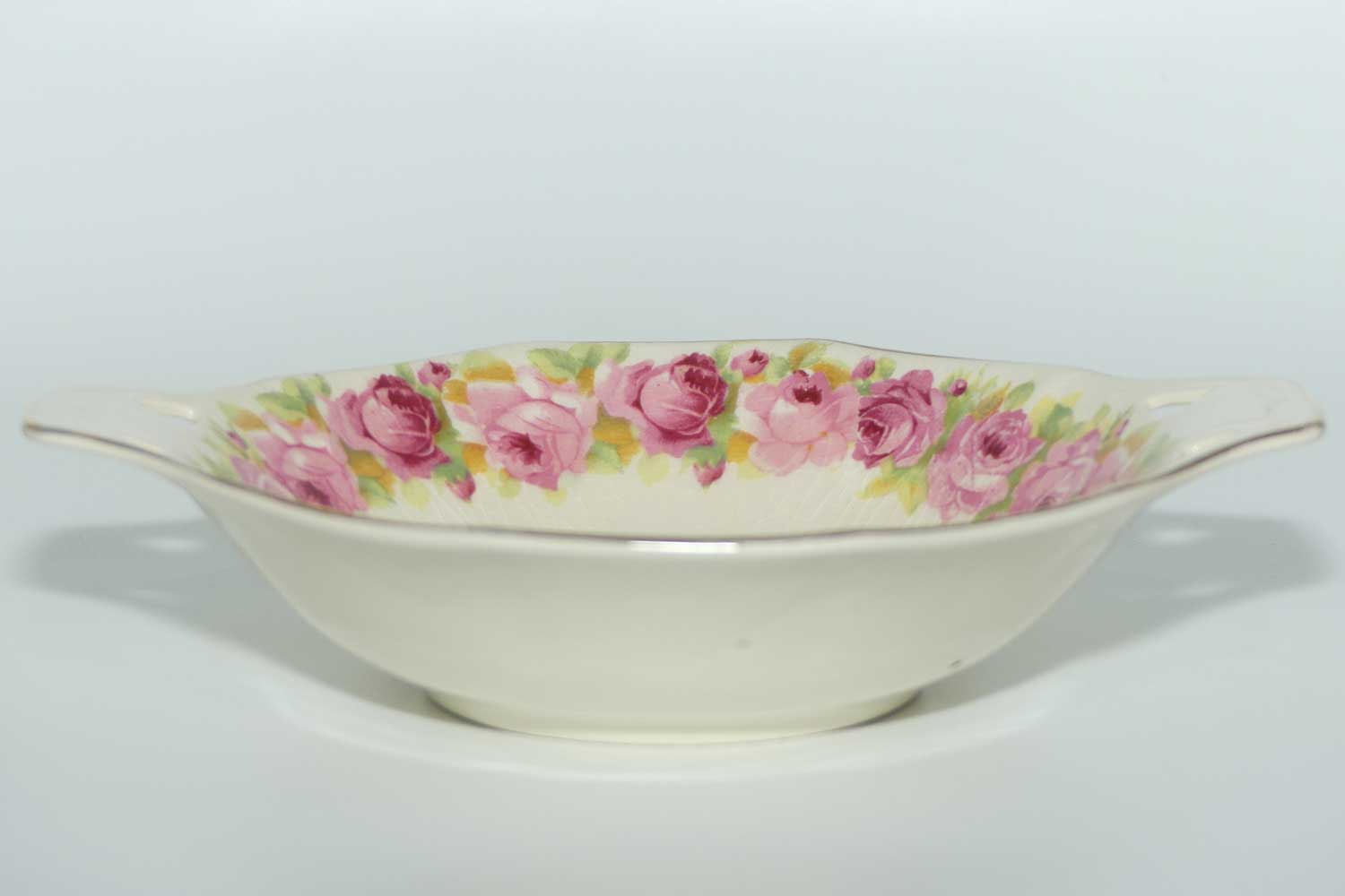 Royal Doulton Raby Rose double handle dish D5533 | #2
