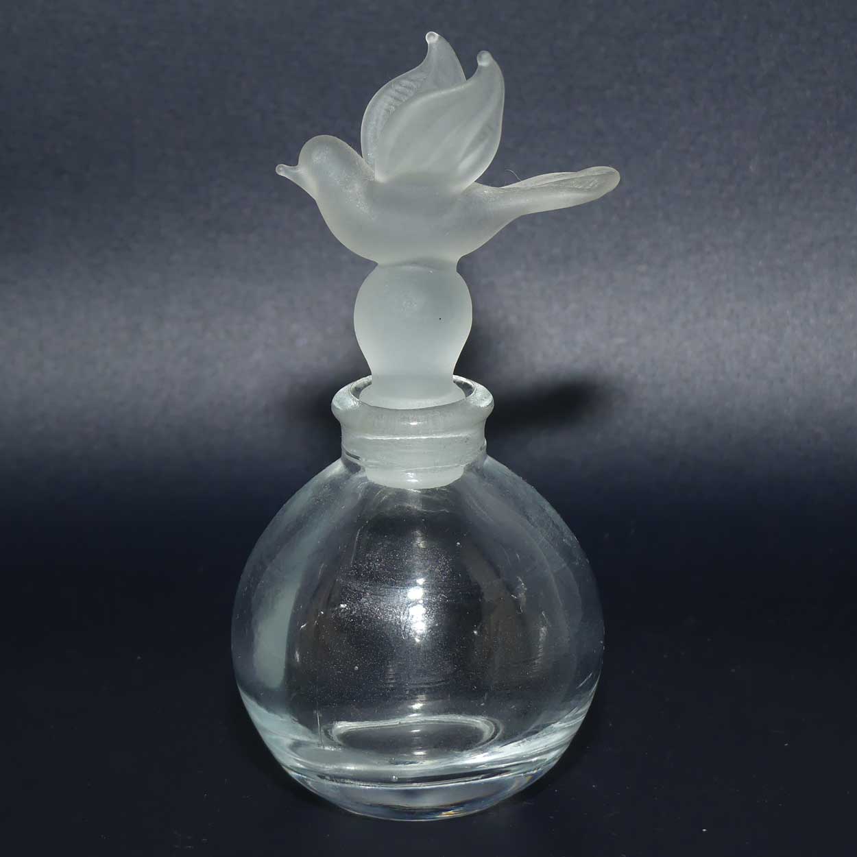 Vintage Peace Dove stopper perfume bottle