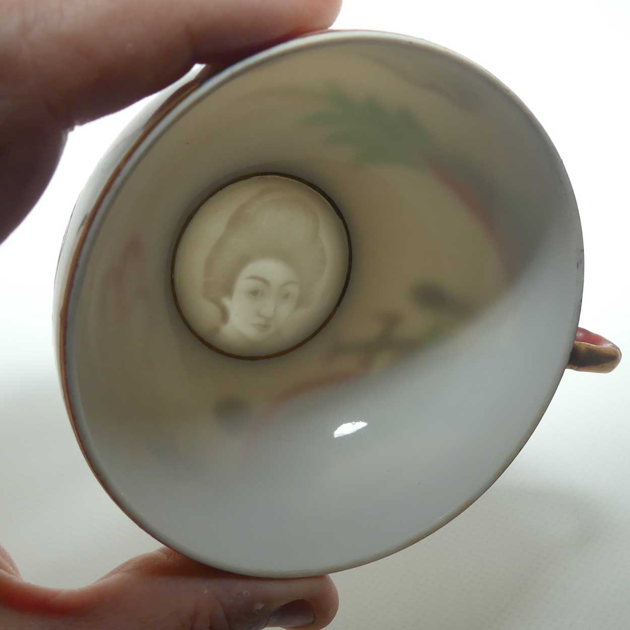 Japanese Moriage Dragonware tea trio | Geisha in Cup